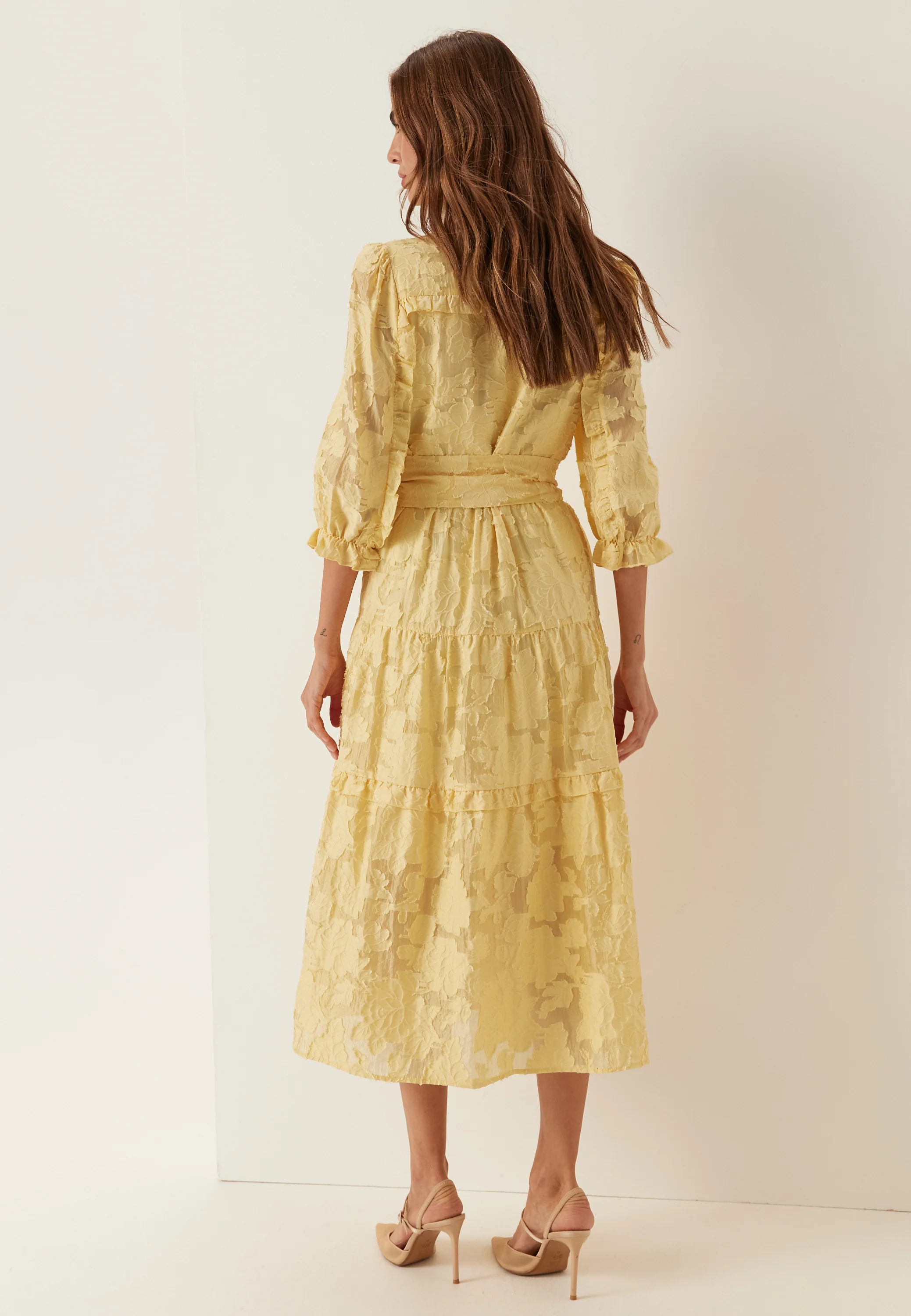Slfsadie 3/4 Midi Dress - Image 2