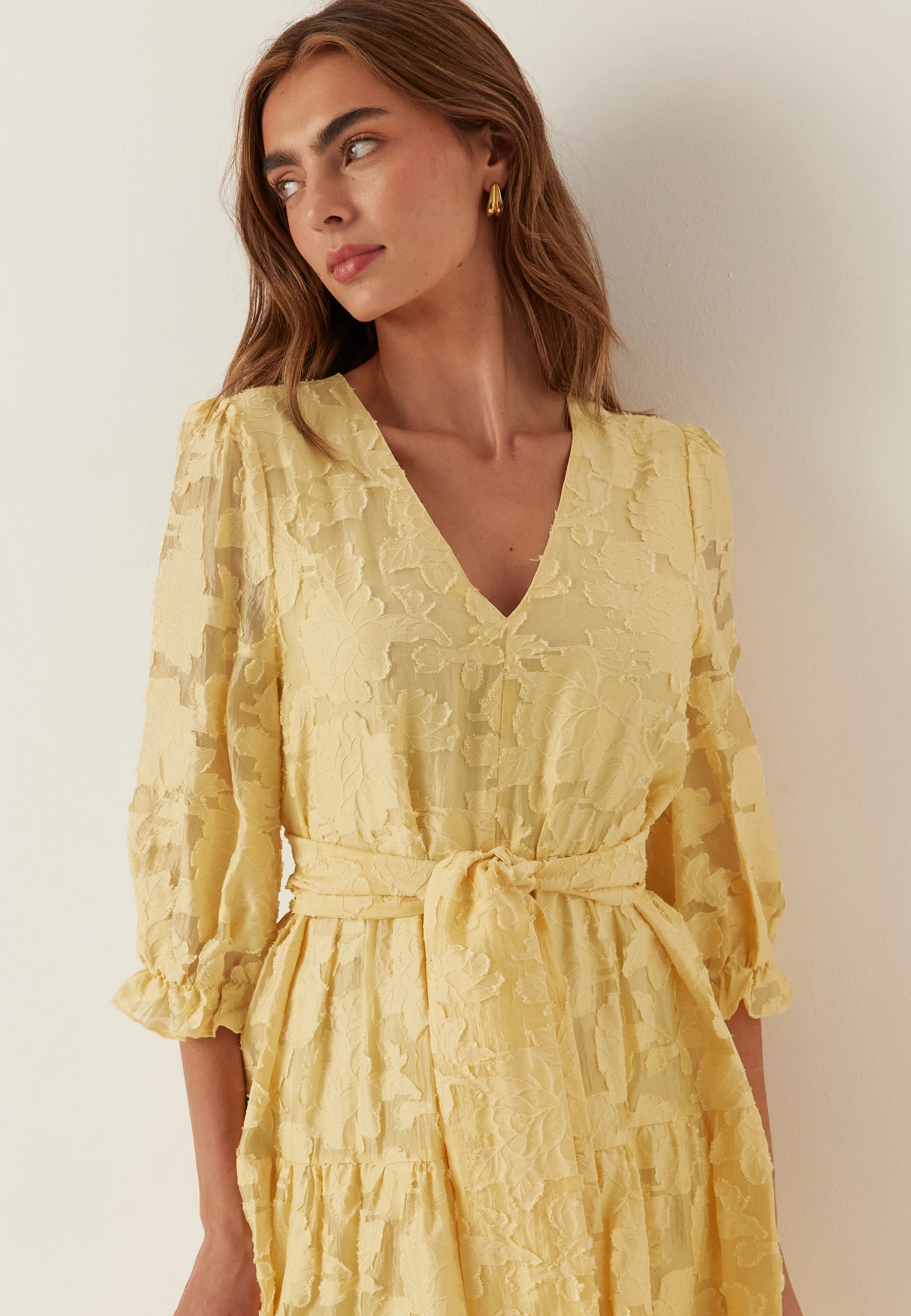 Slfsadie 3/4 Midi Dress - Image 3