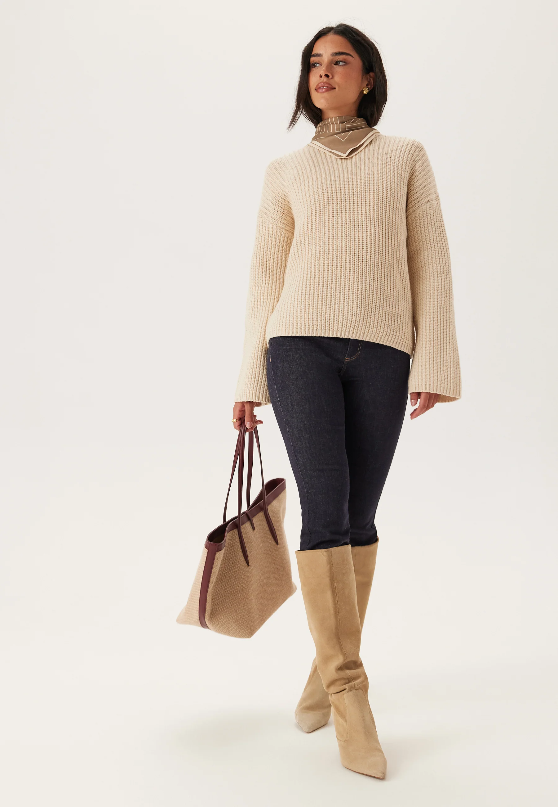 Slfselma Sus Ls Knit O-neck - Image 3