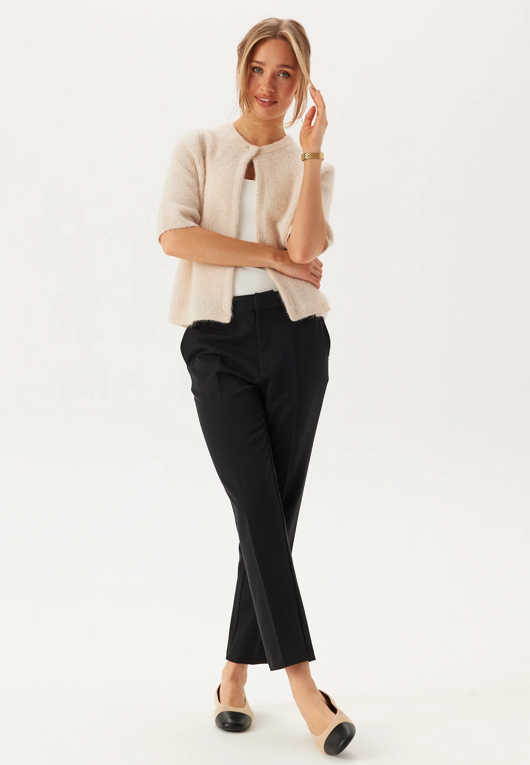 Slfsia Ras 2/4 Rib Knit Cardigan - Image 5