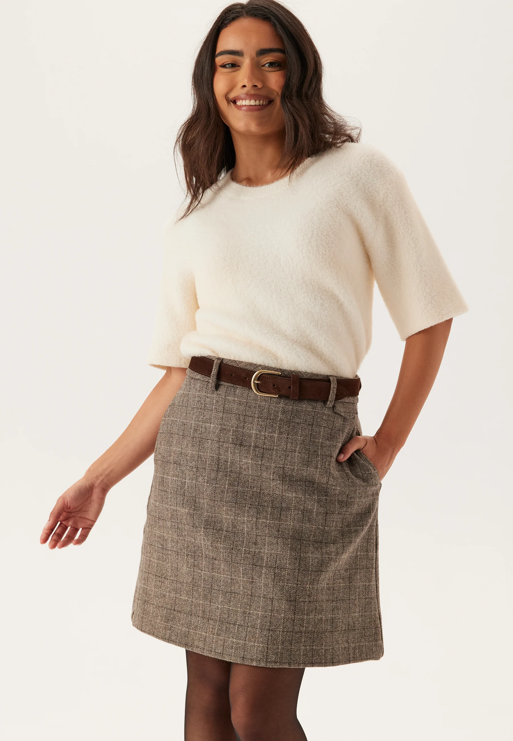 Slfsille Ula Short Hw Skirt