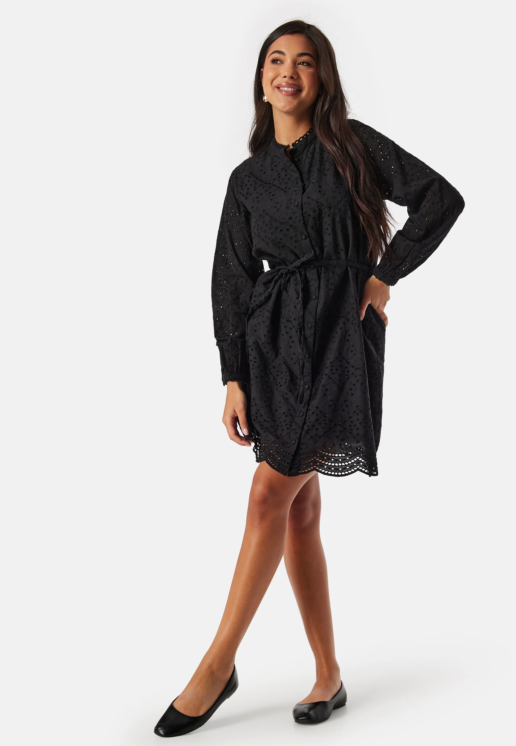 SlfTatiana Short Embr Dress - Image 3