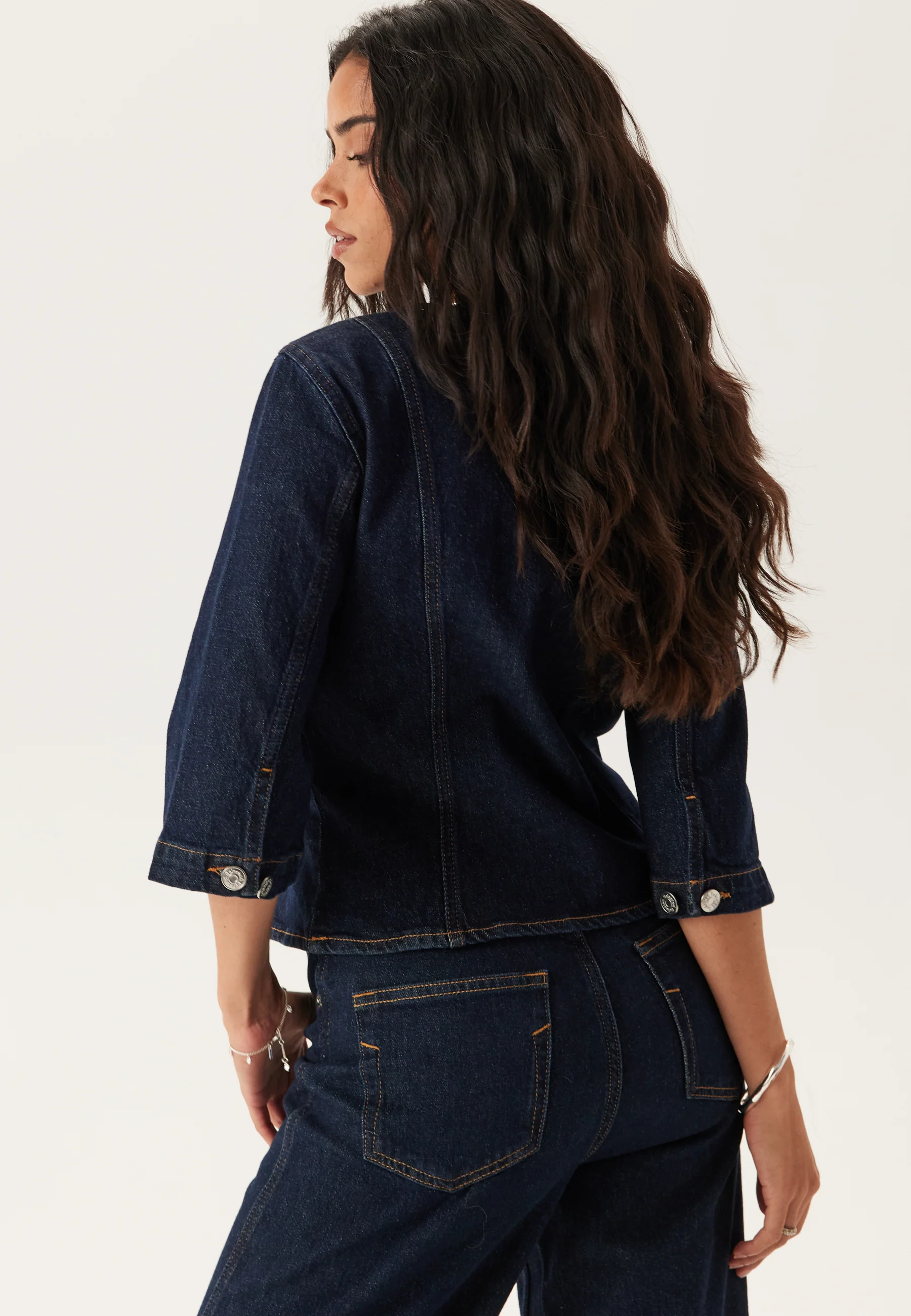 Slfvida-kori 3/4 SHORT DENIM J - Image 3