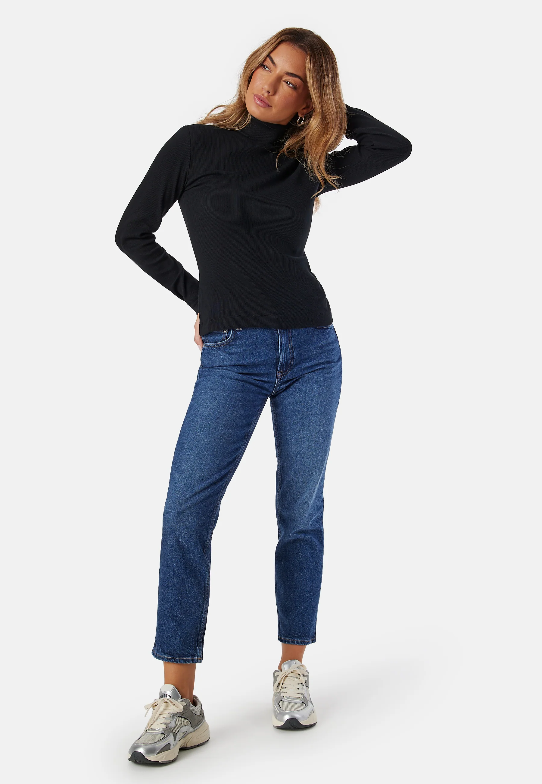 Slim Rib Turtleneck - Image 2
