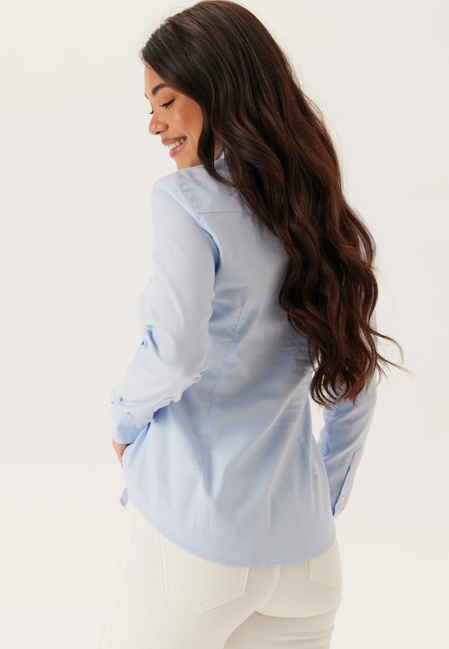 Slim Stretch Oxford Shirt - Image 3