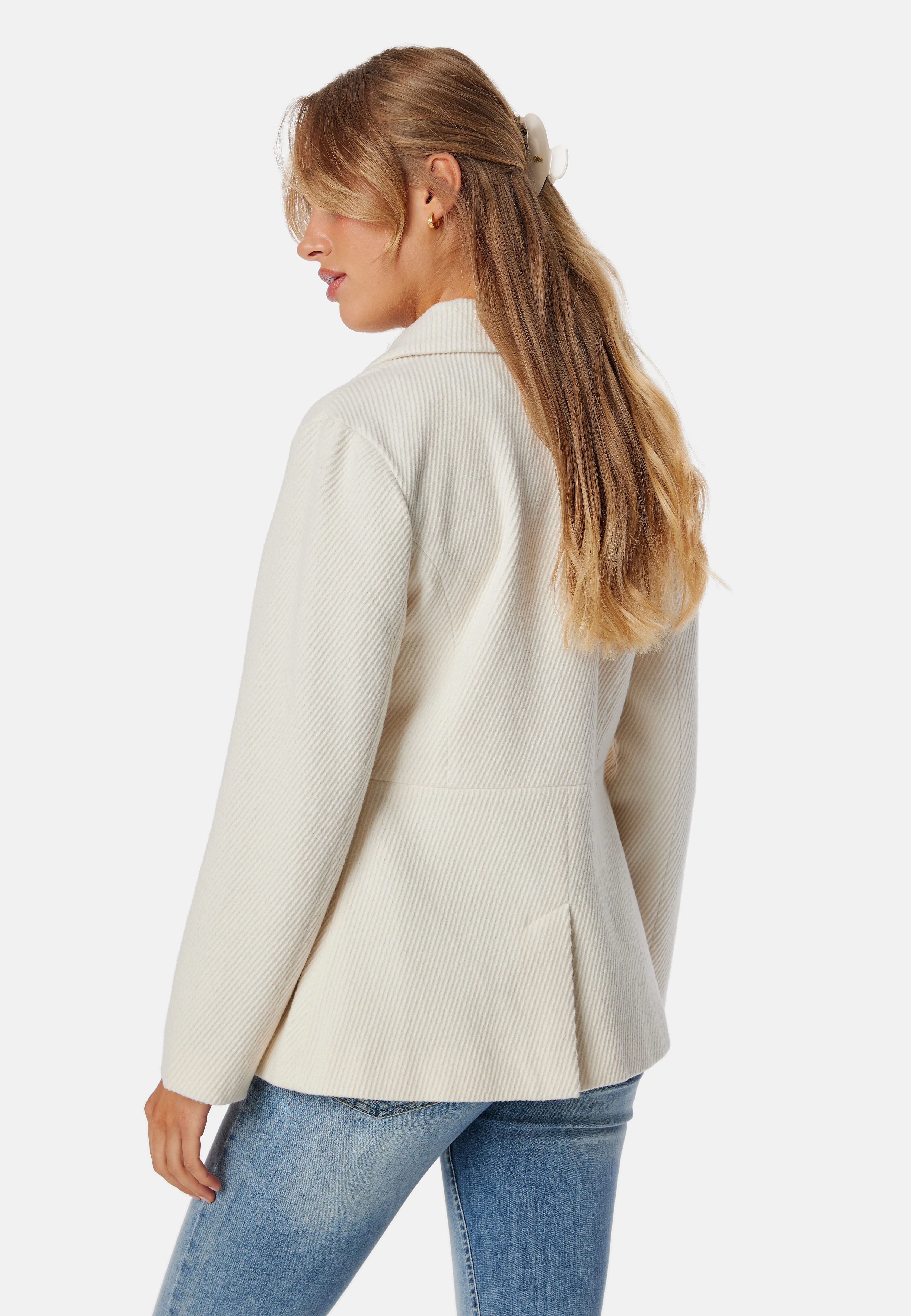 Slim Texture Blazer Jacket - Image 2