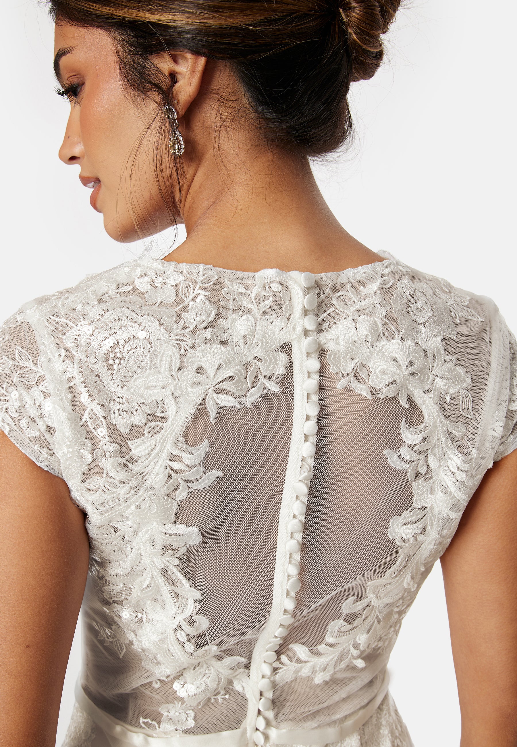 Slit Lace Wedding Gown - Image 5