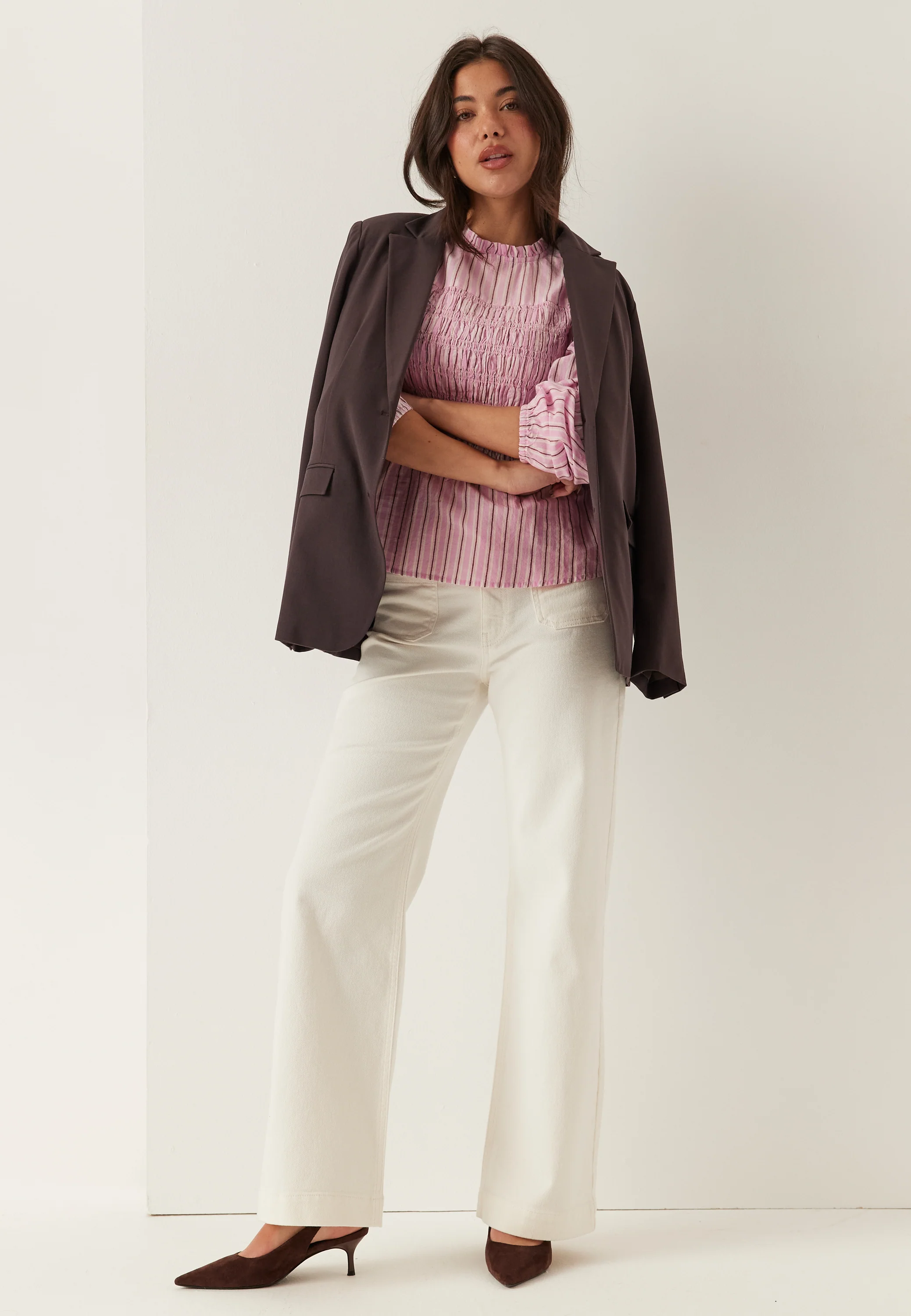 Smock Cotton Blouse - Image 5