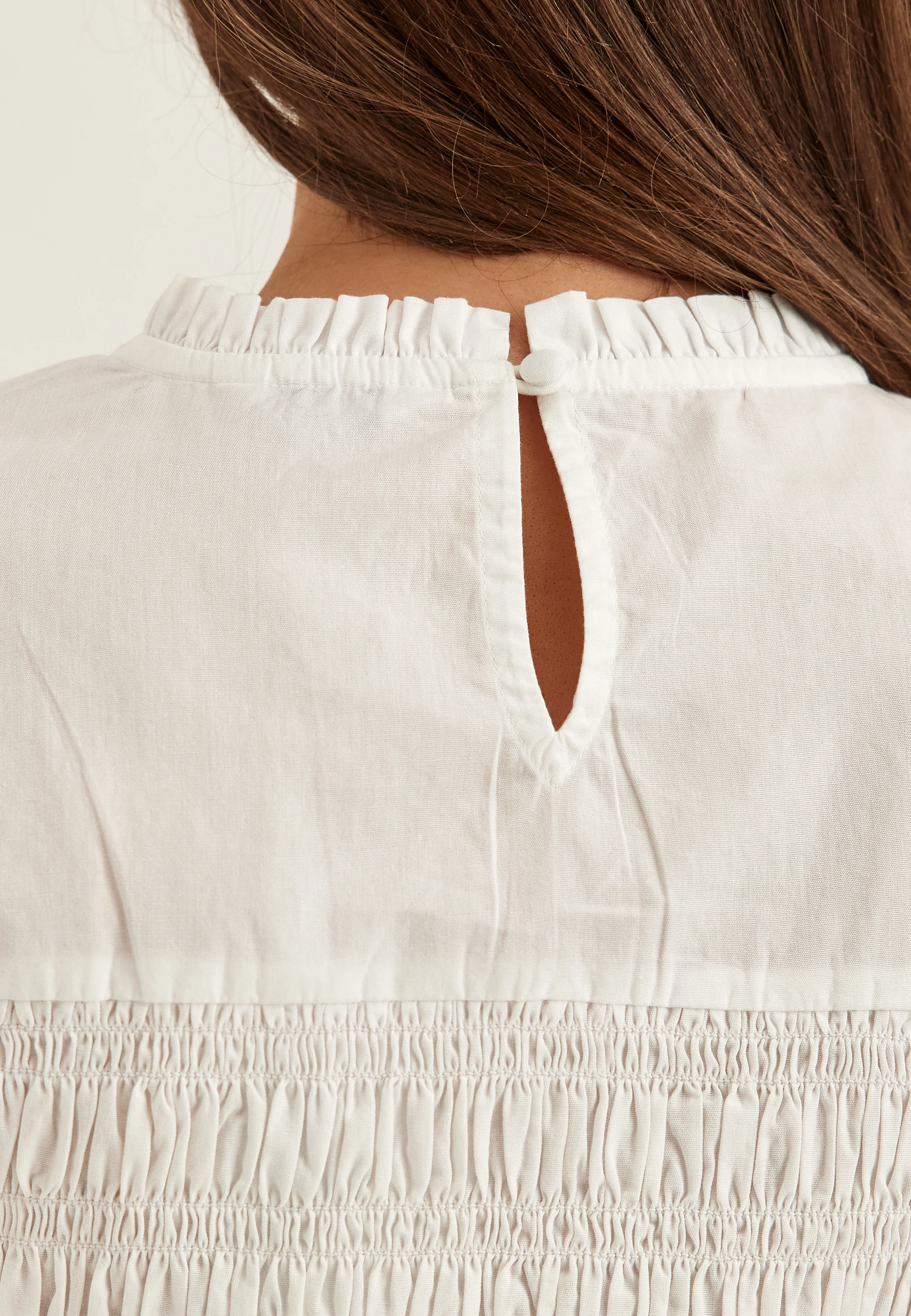 Smock Cotton Blouse - Image 3