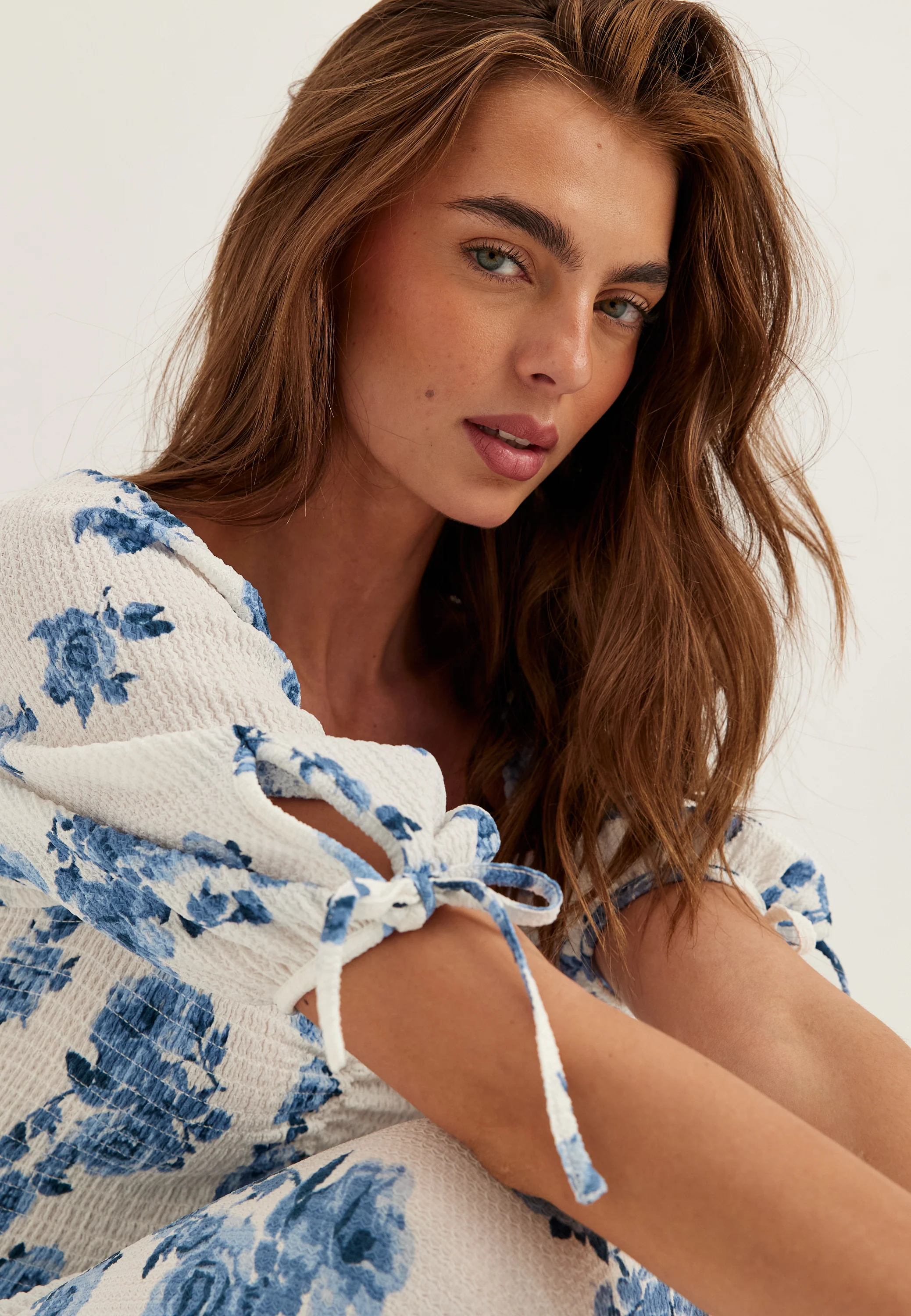 Smock Maxi Dress - Image 4