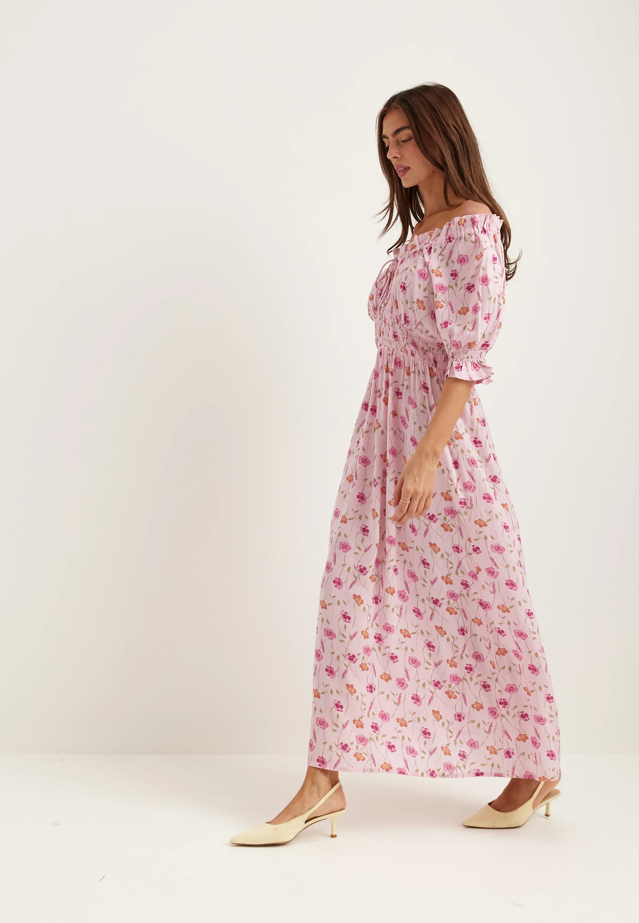 Smock Maxi Dress - Image 5