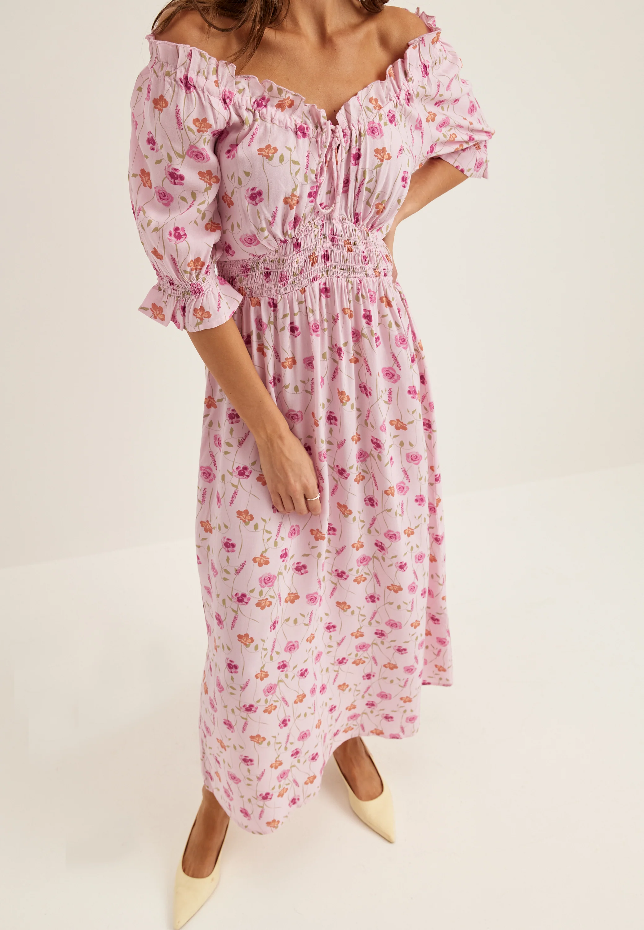 Smock Maxi Dress - Image 6