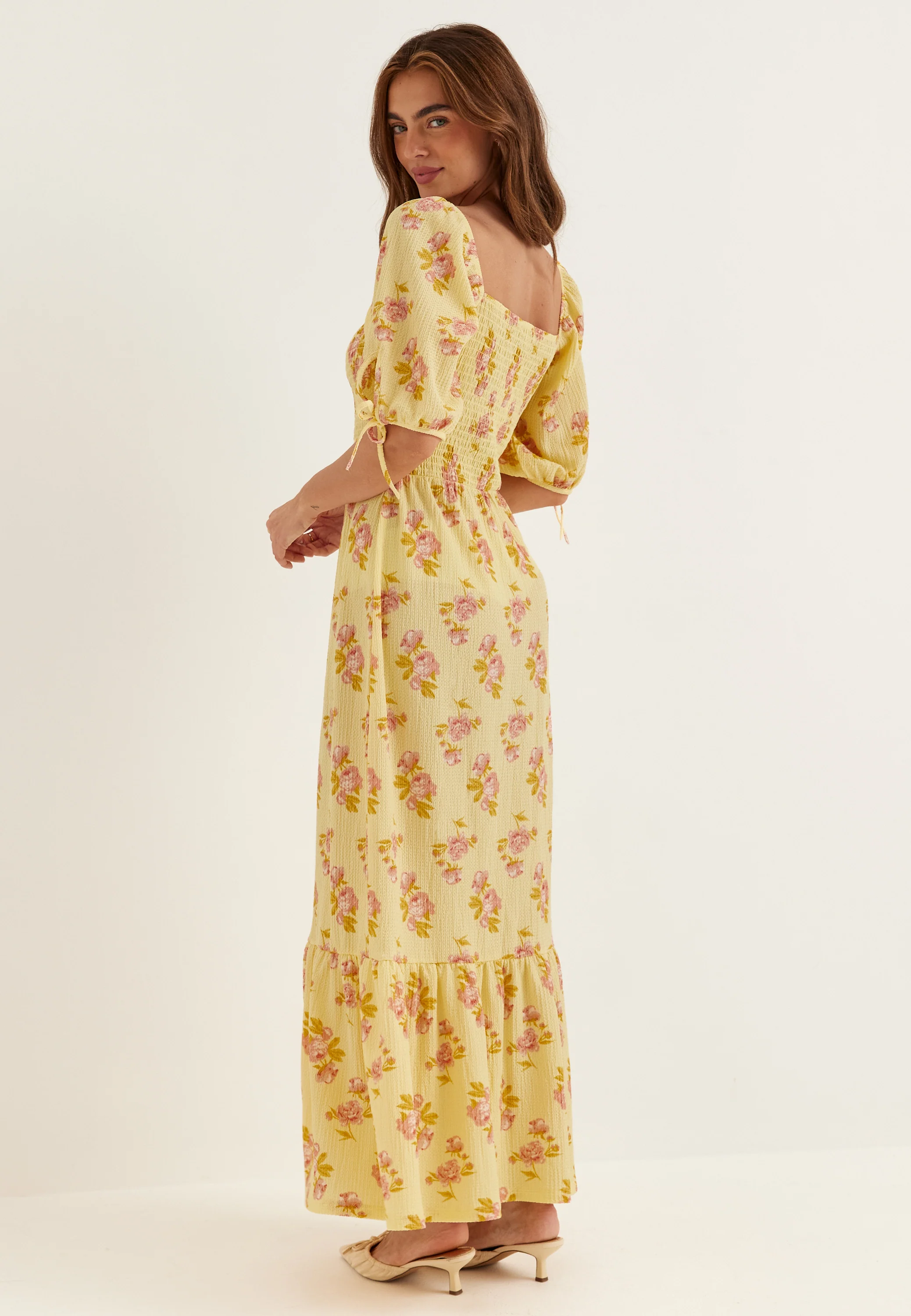 Smock Maxi Dress - Image 3