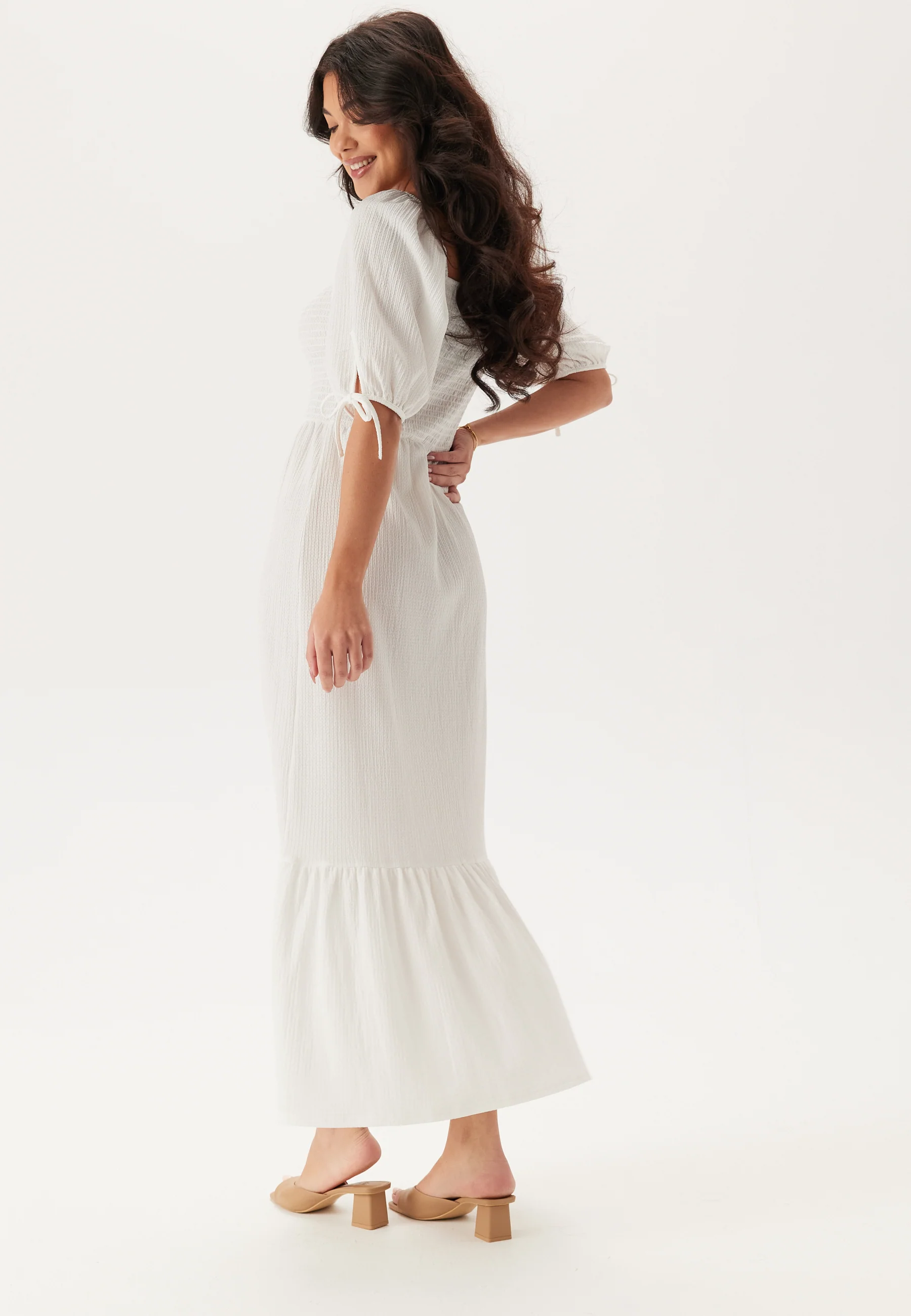 Smock Maxi Dress - Image 3