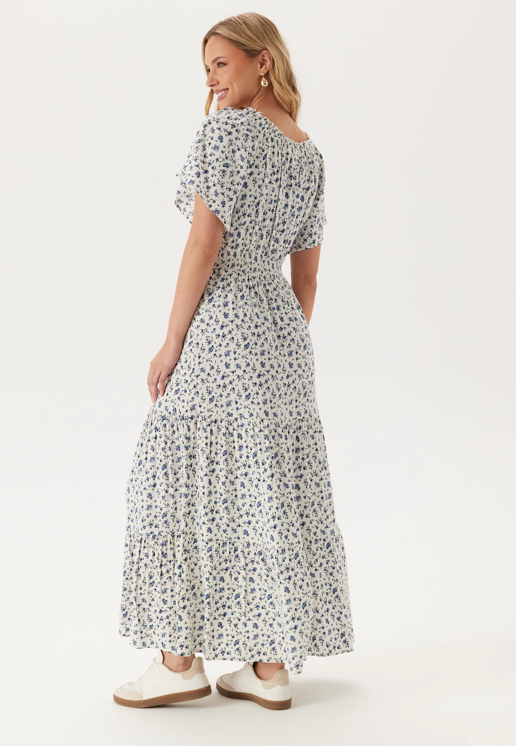 Smock Maxi Viscose Dress - Image 4