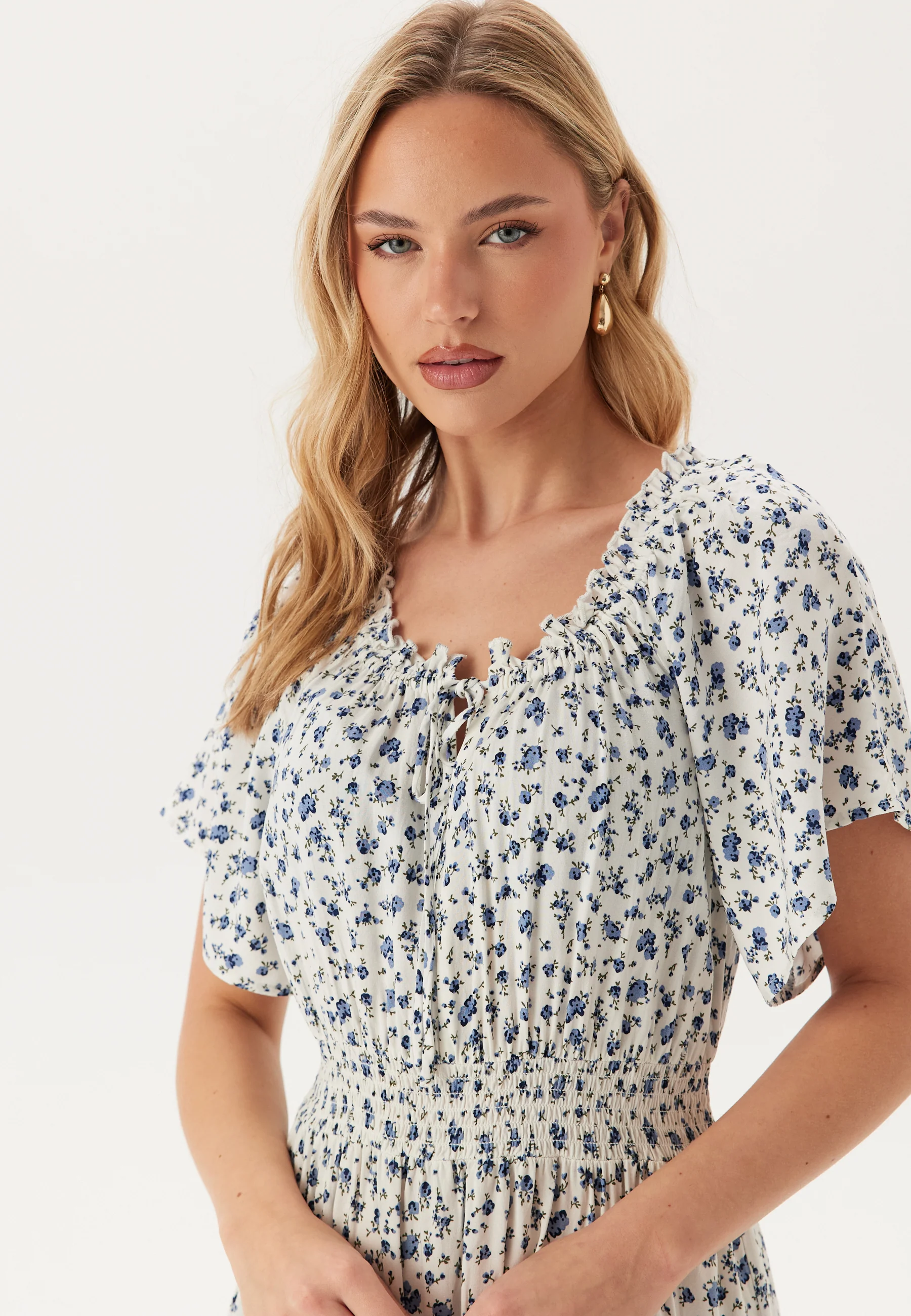 Smock Maxi Viscose Dress - Image 6