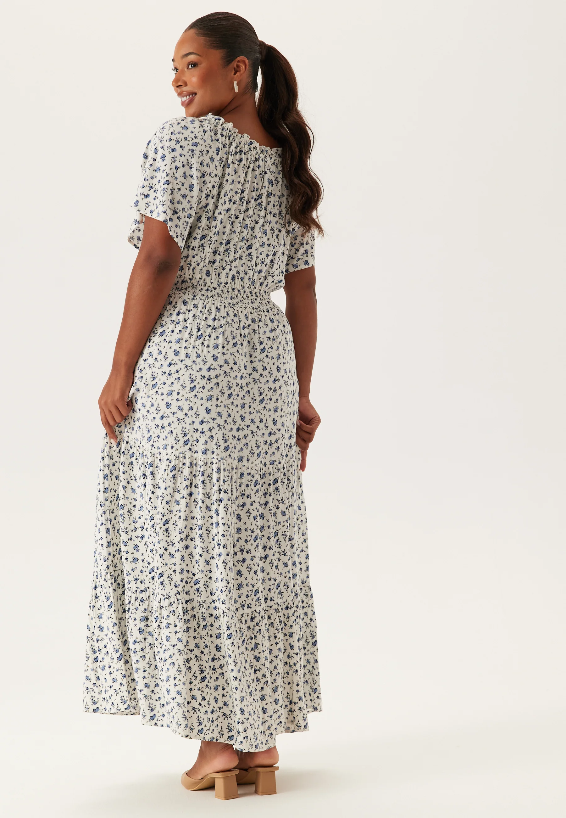 Smock Maxi Viscose Dress - Image 8