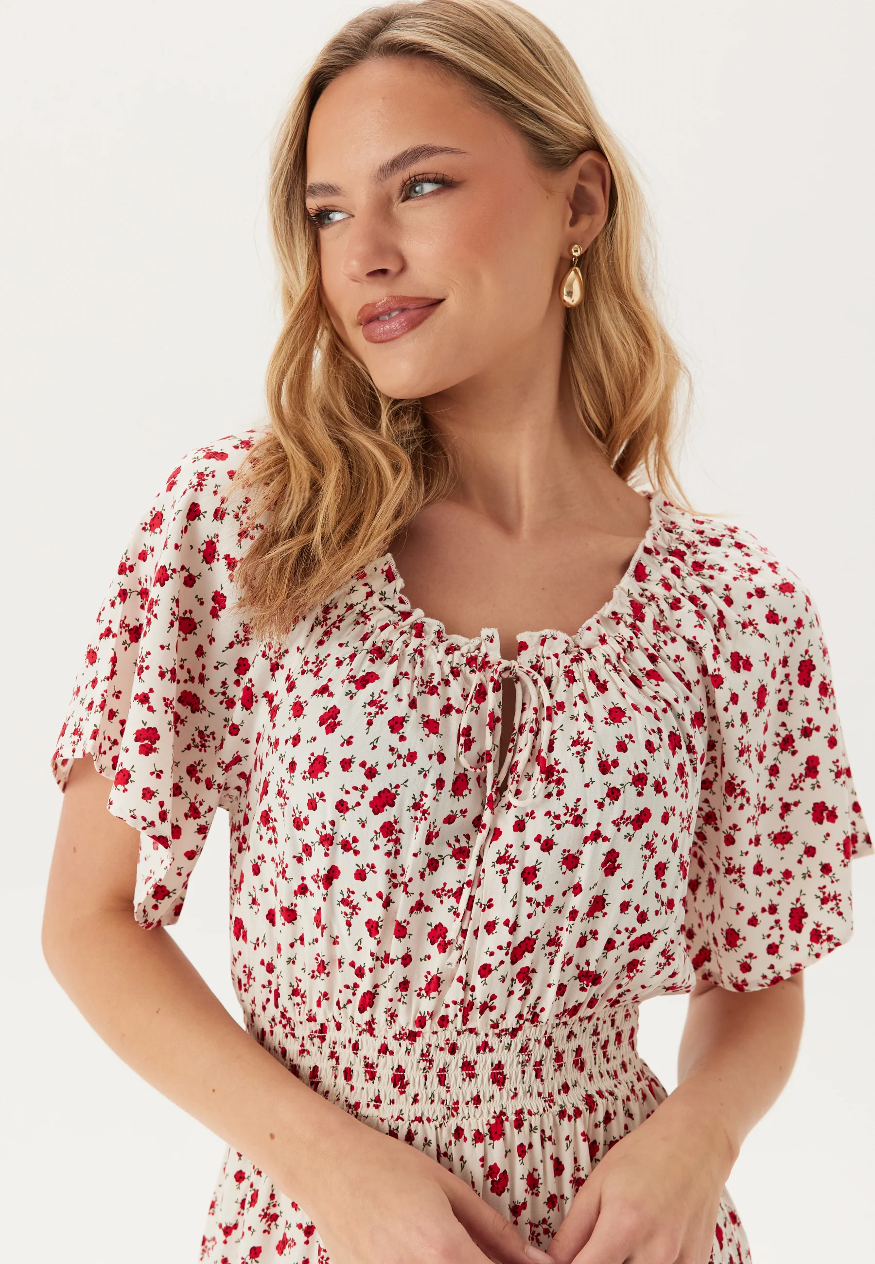 Smock Maxi Viscose Dress - Image 6