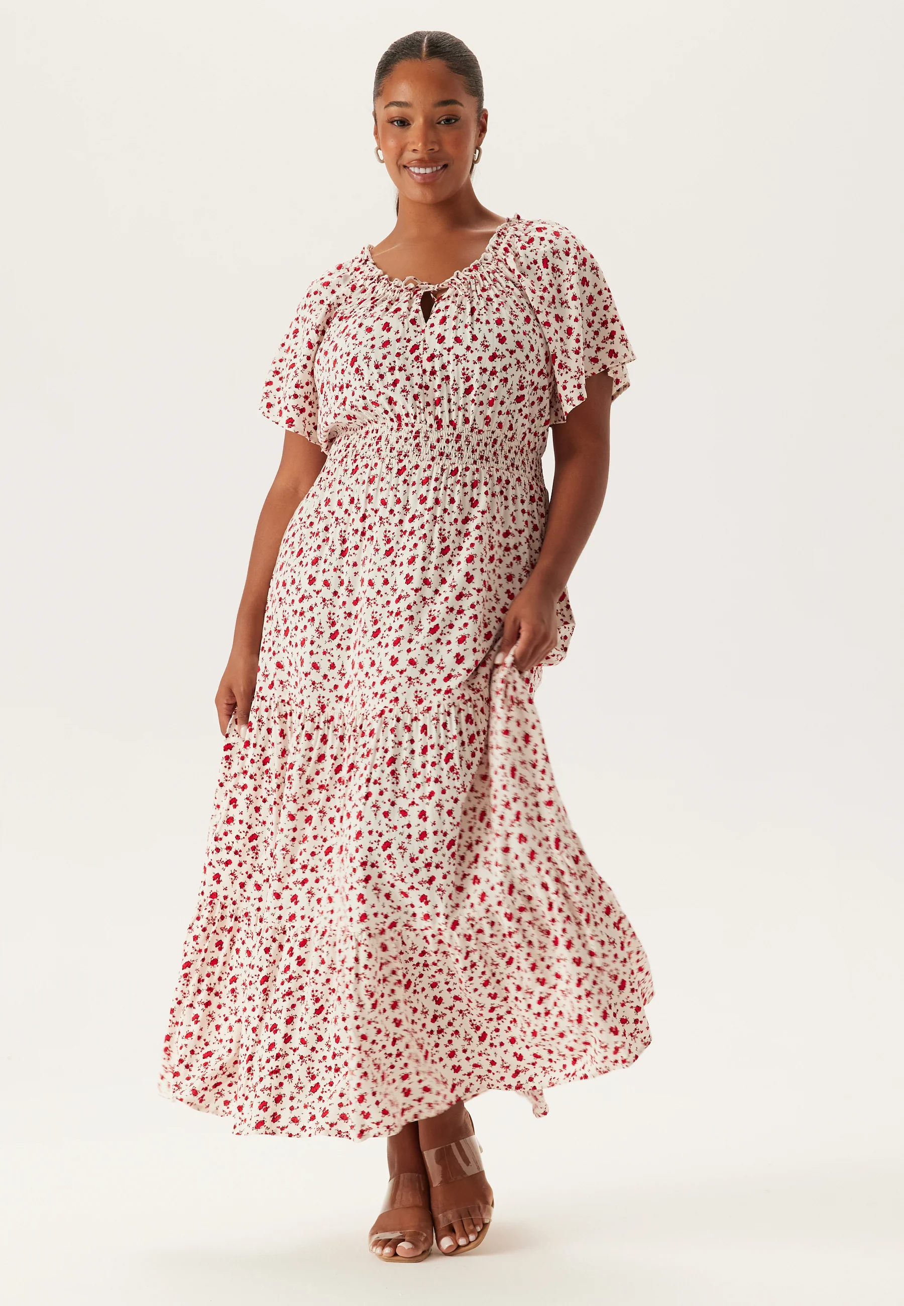 Smock Maxi Viscose Dress - Image 8