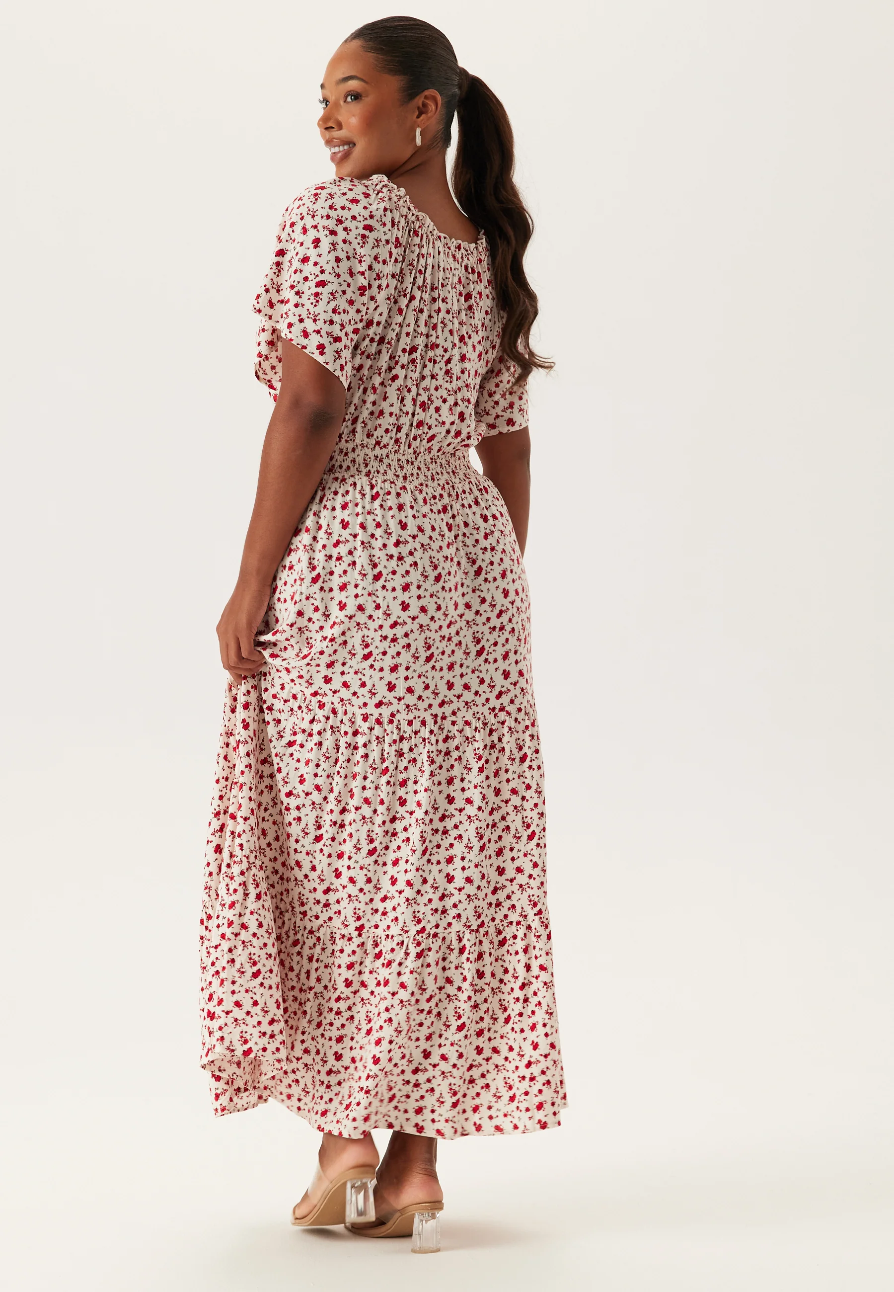 Smock Maxi Viscose Dress - Image 9