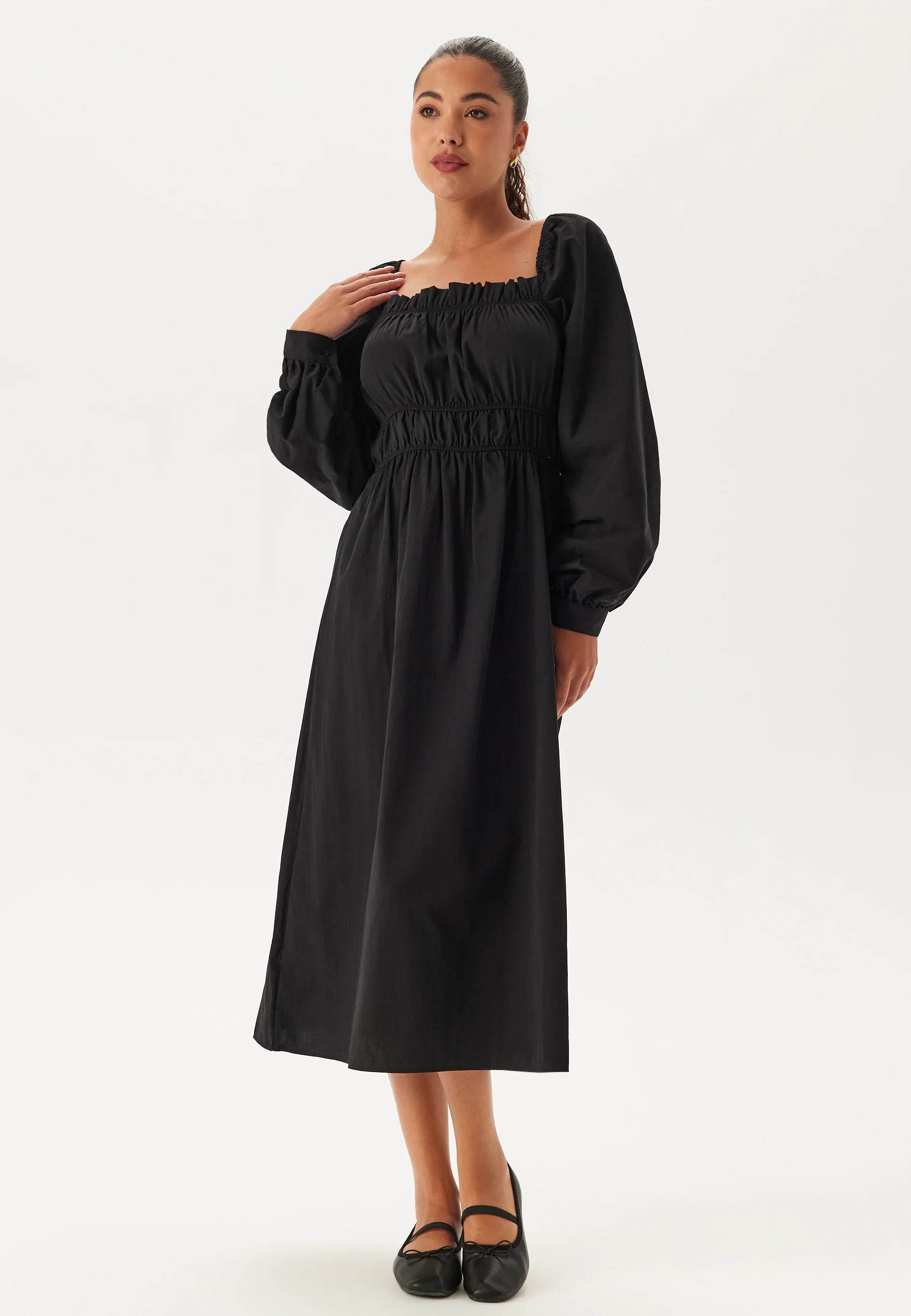 Smock Midi Dress - Image 2