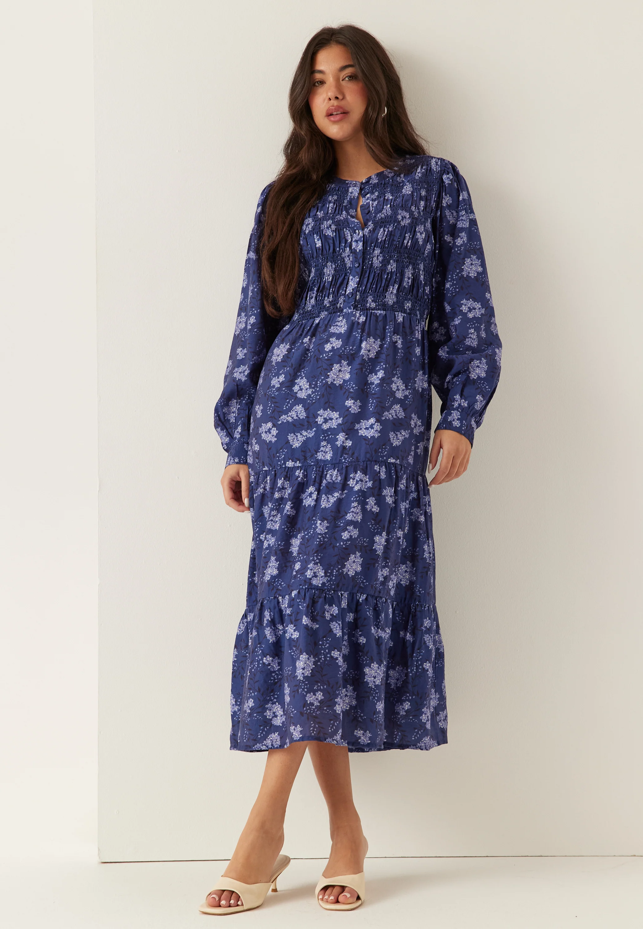Smock Midi Dress - Image 2