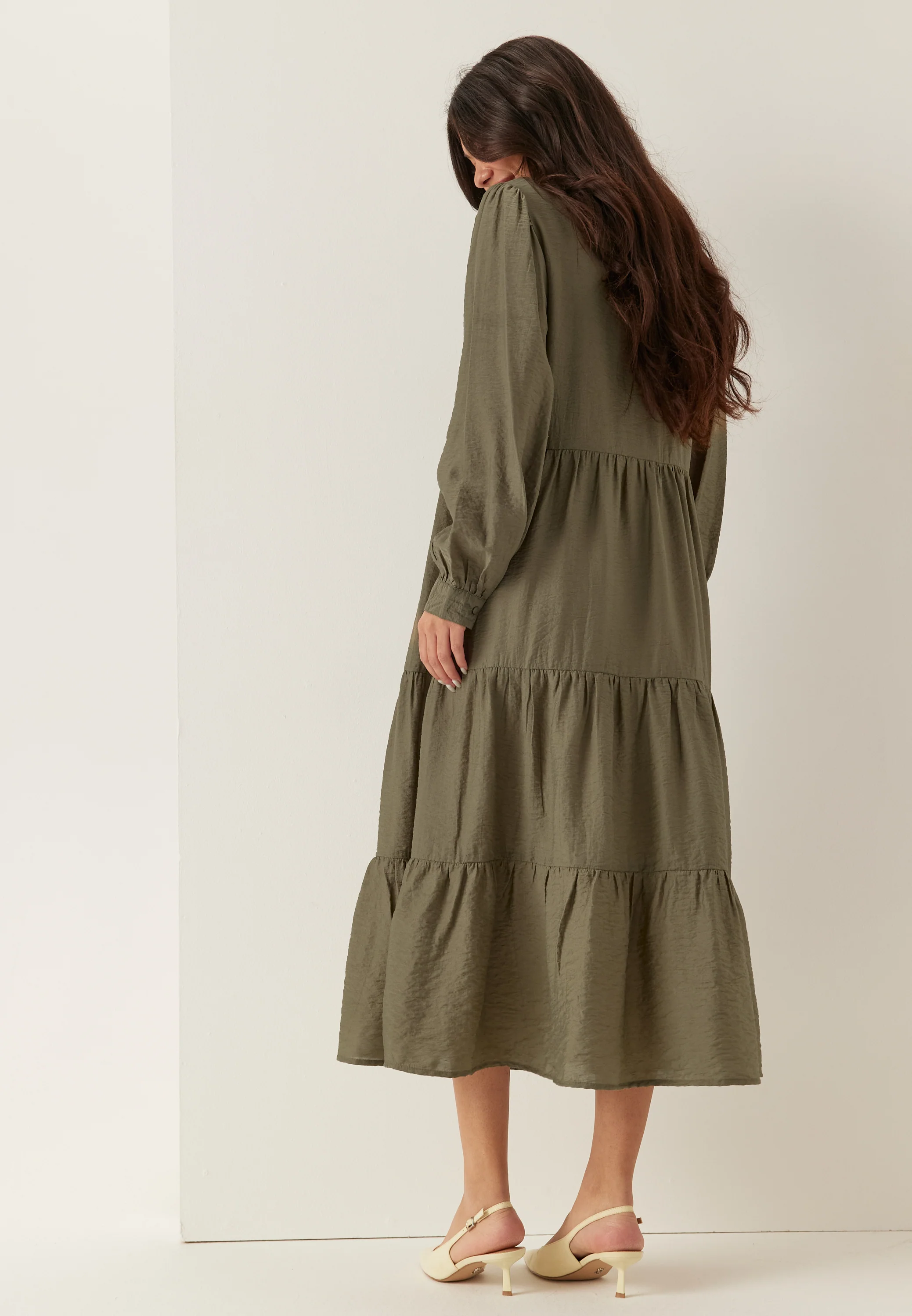 Smock Midi Dress - Image 4