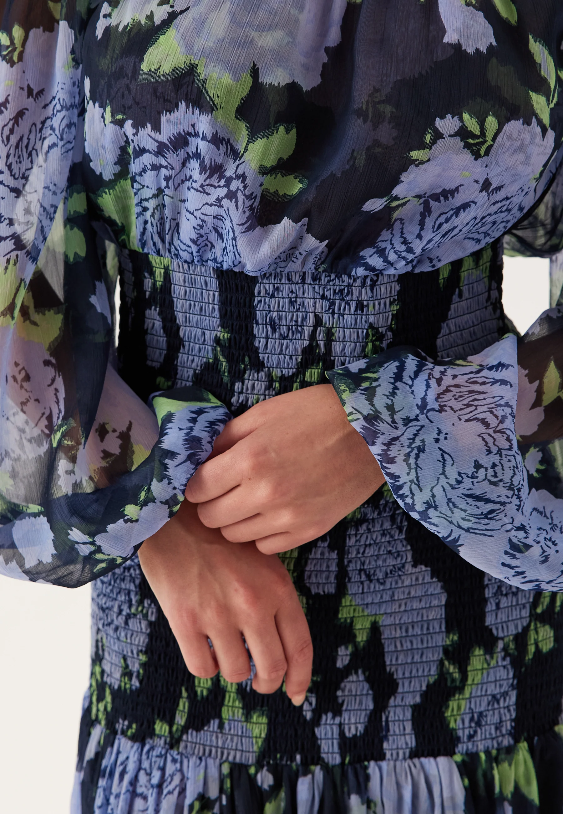 Smock Off Shoulder Maxi Dress - Image 7