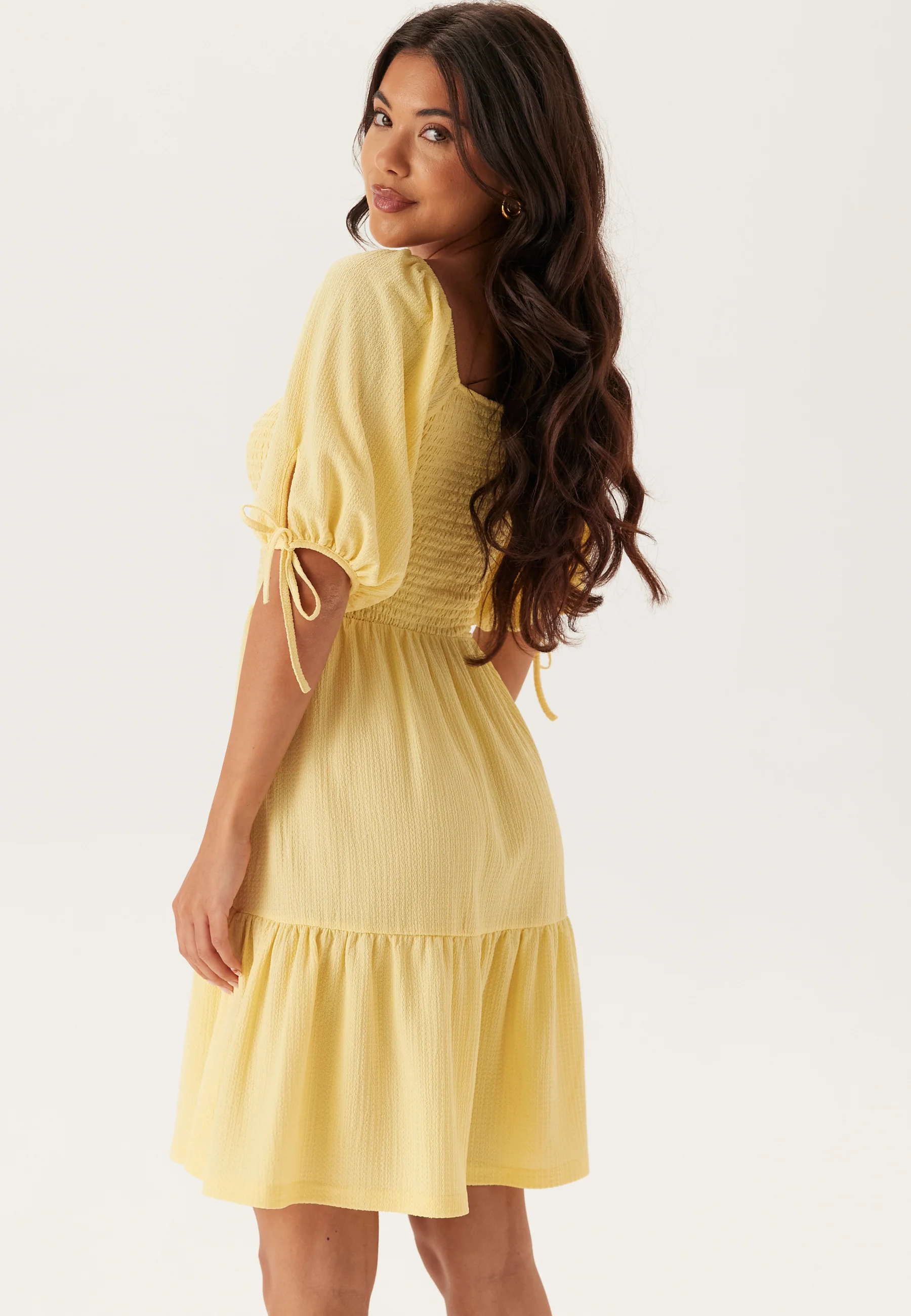 Smock Short Dress - Image 3