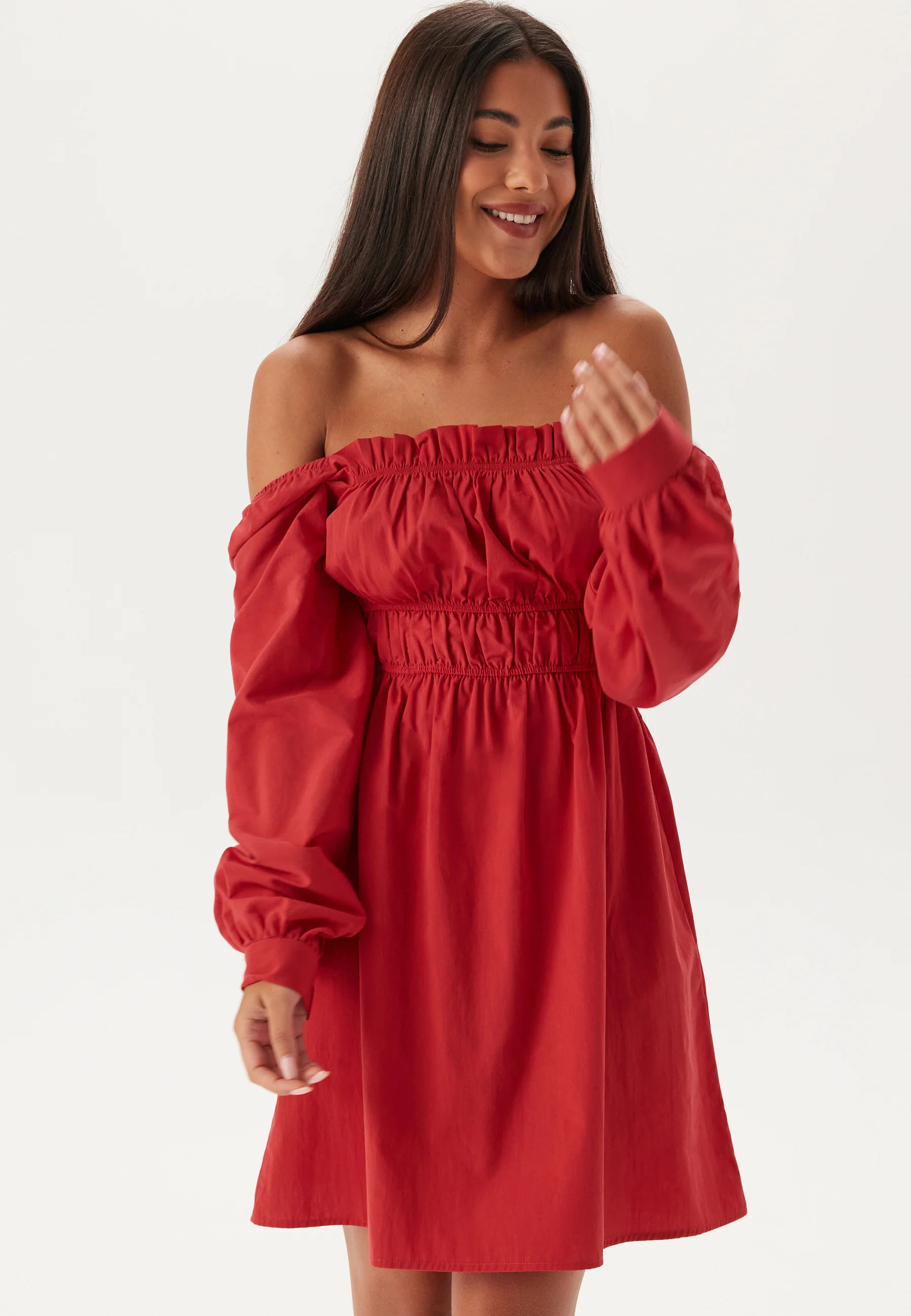 Smock Short Dress - Image 2
