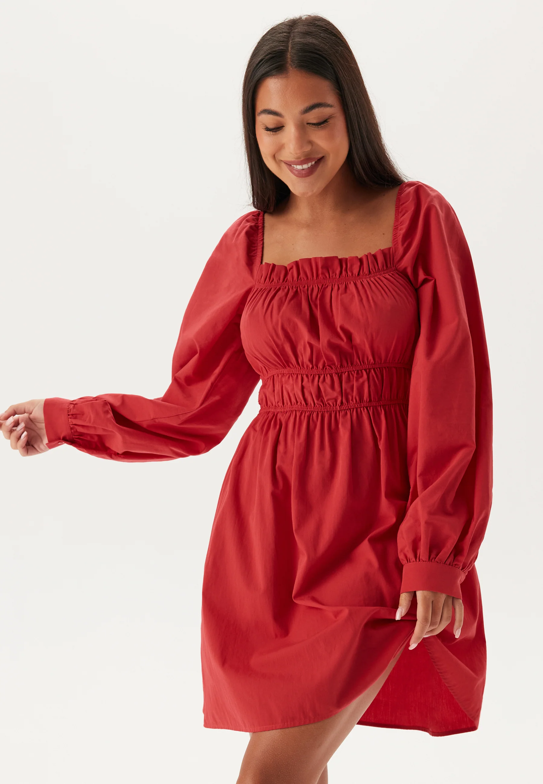 Smock Short Dress - Image 3