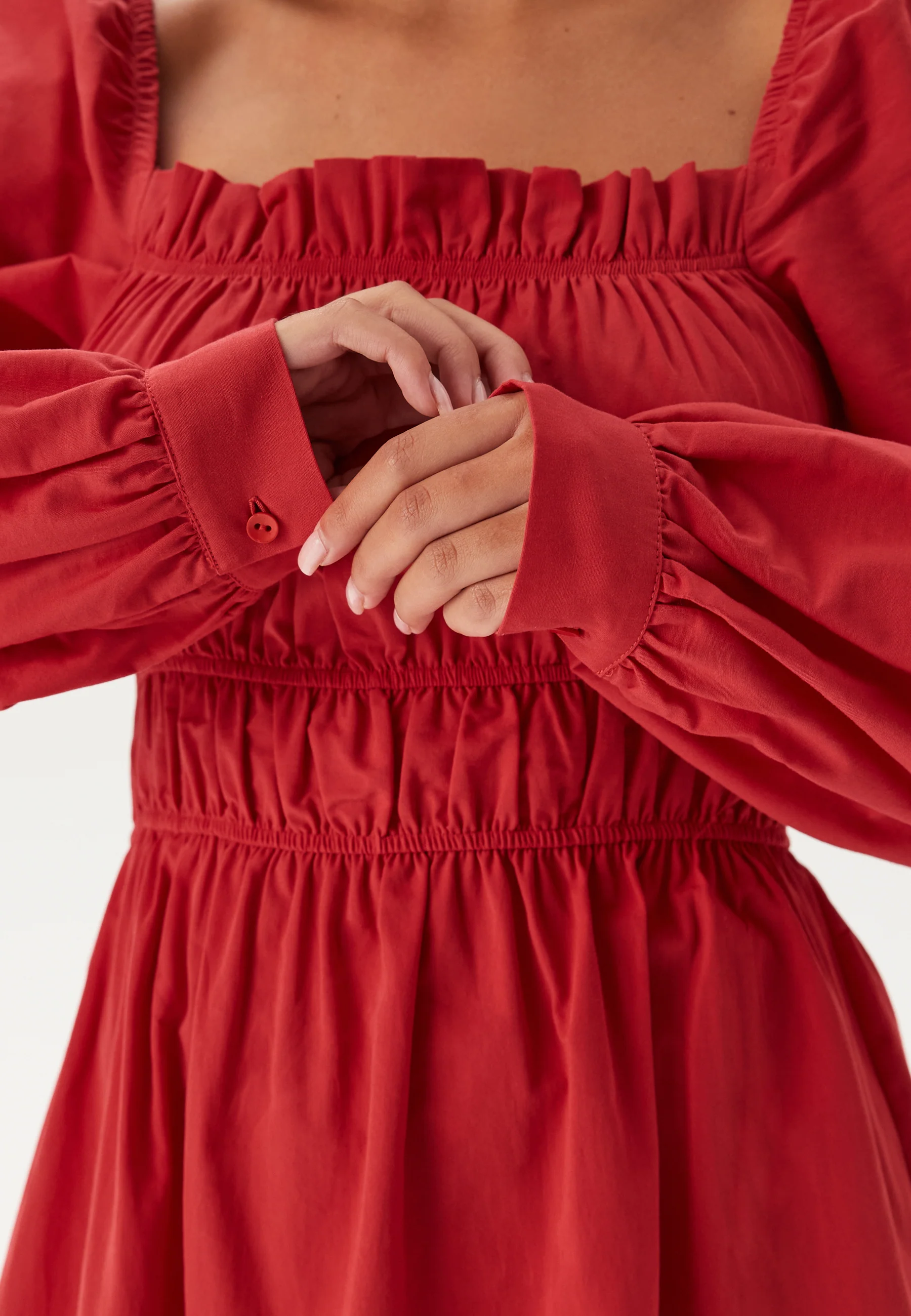Smock Short Dress - Image 5