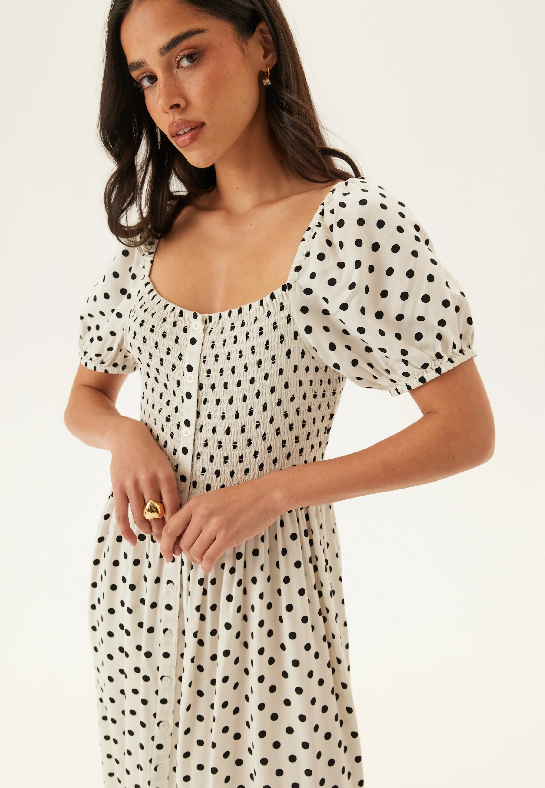 Smock Viscose Dress - Image 2