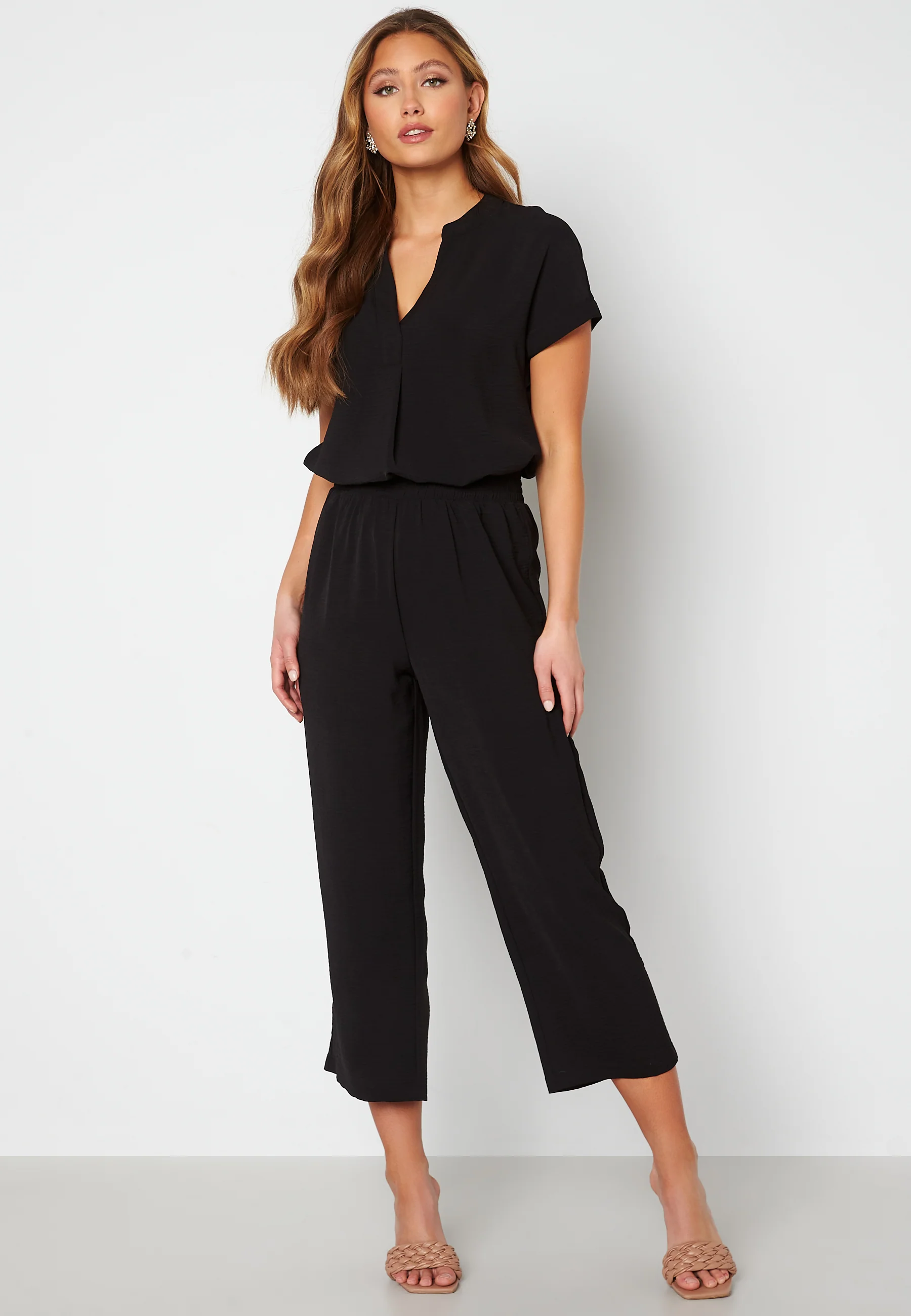 Smock Waist Ankle Trousers