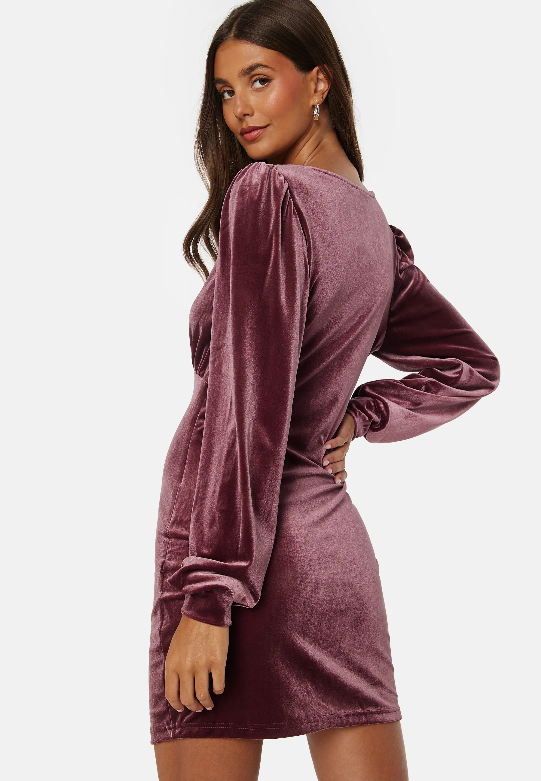 Smooth L/S V-Neck Dress - Image 2