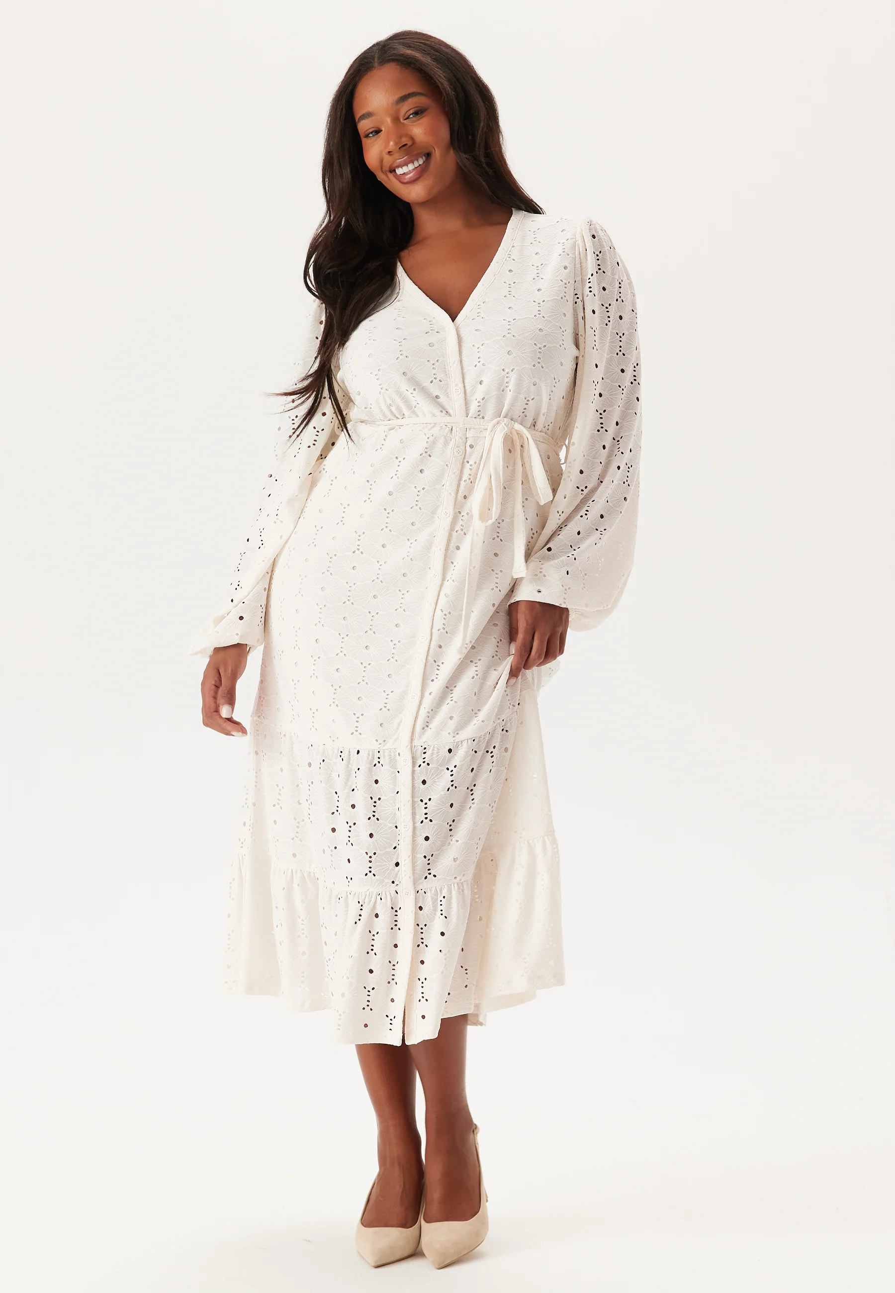 Soft Broderie Anglaise Dress - Image 5