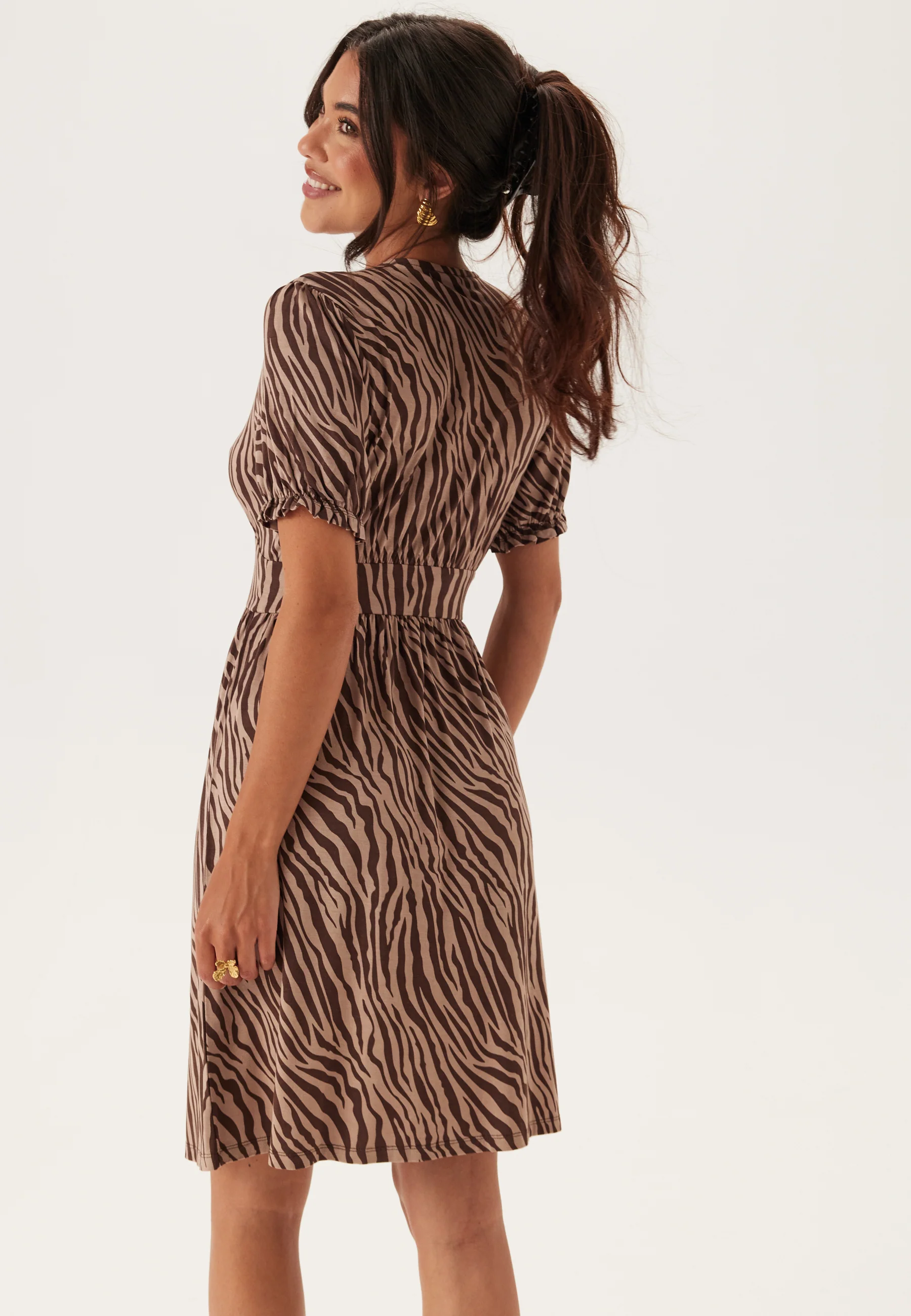 Soft Short Button Dress - Image 2