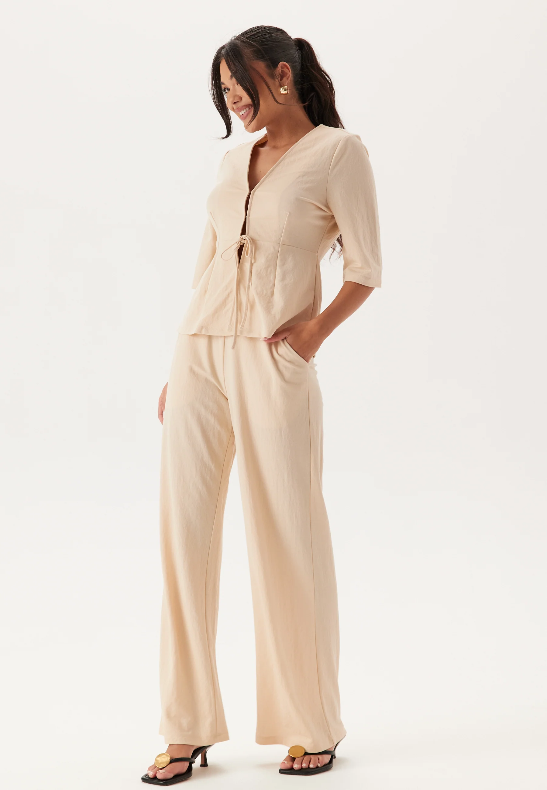 Soft Short Sleeve Blazer - Image 2