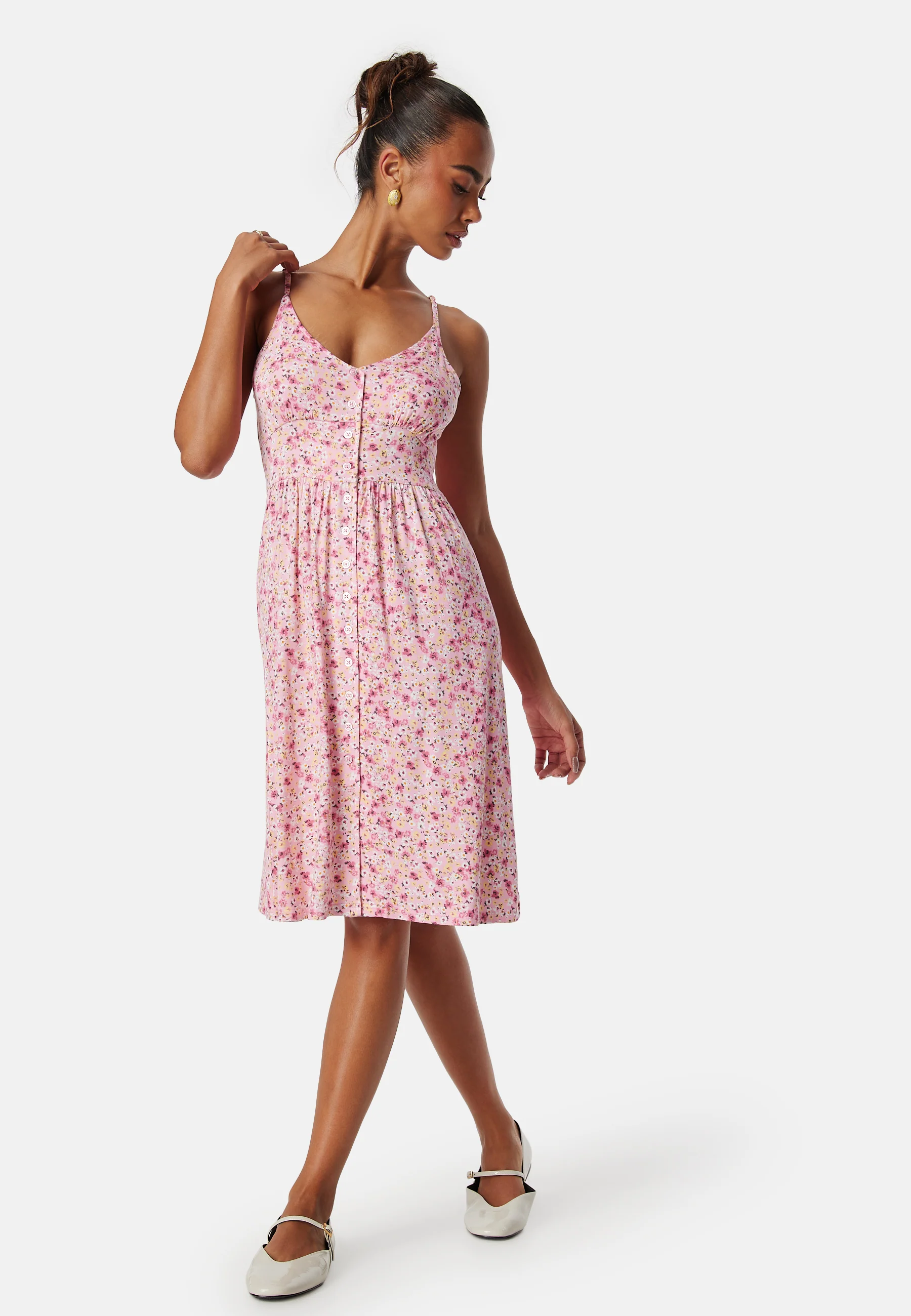 Soft Short Strap Dress - Image 4