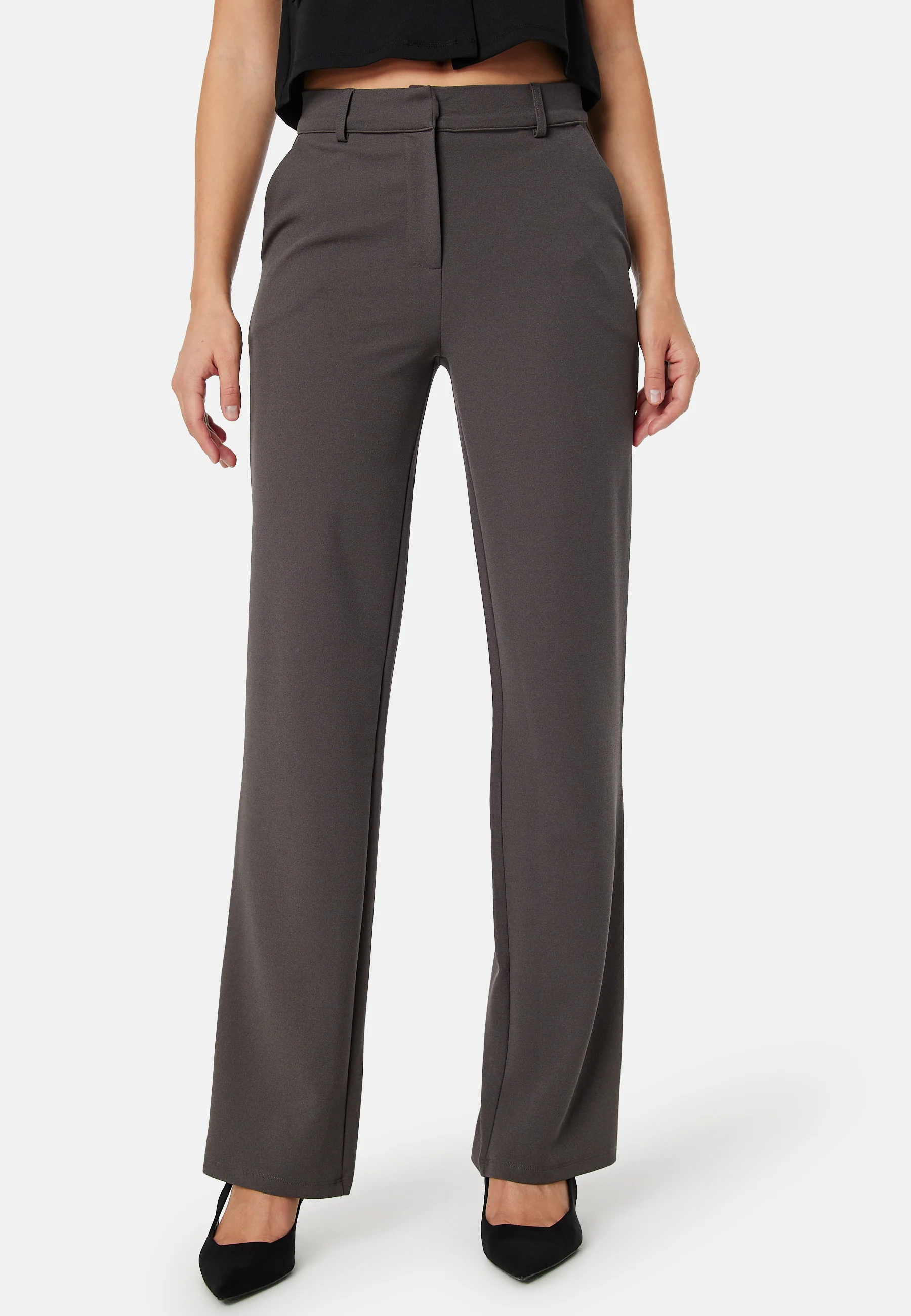 Soft Suit Straight Trousers Petite - Image 3