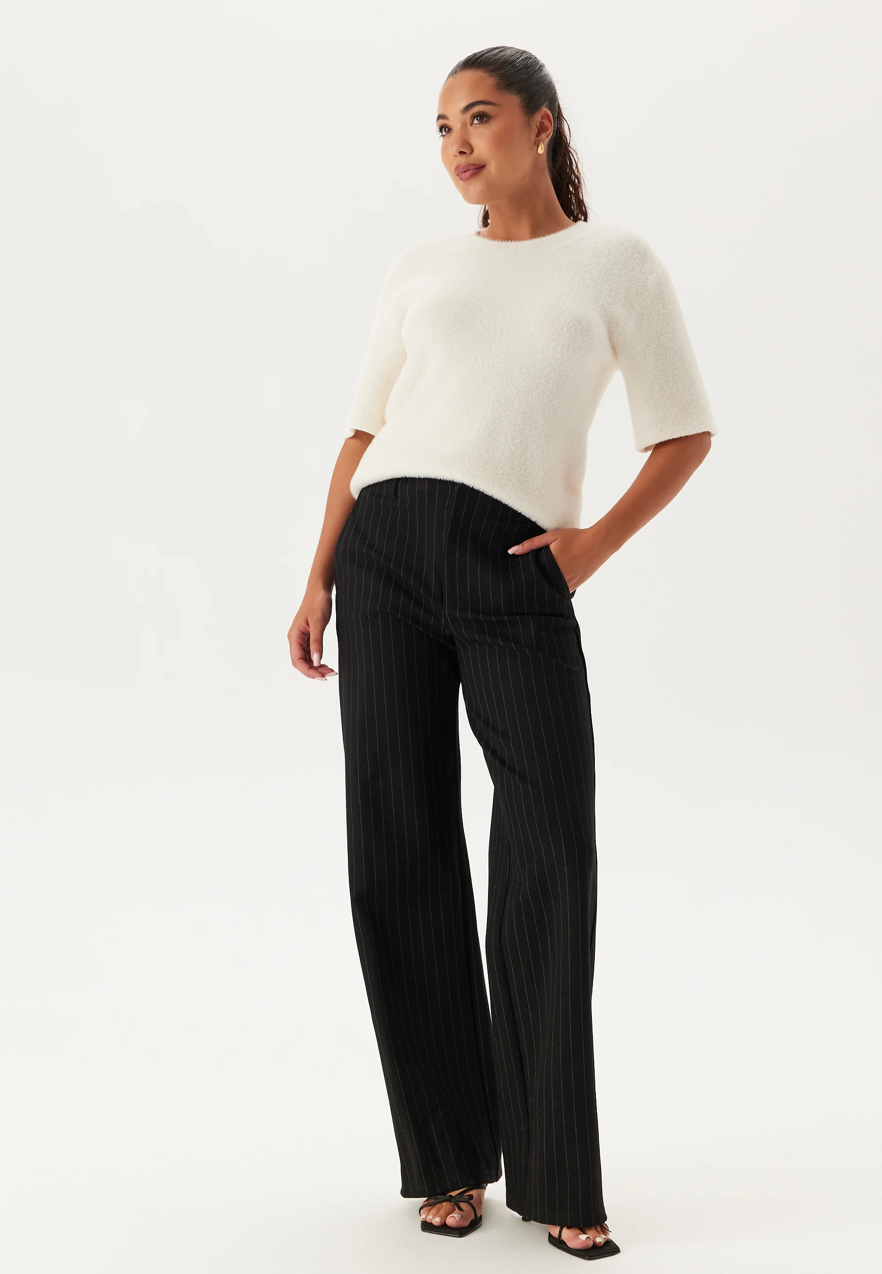 Soft Suit Wide Trousers - Image 3