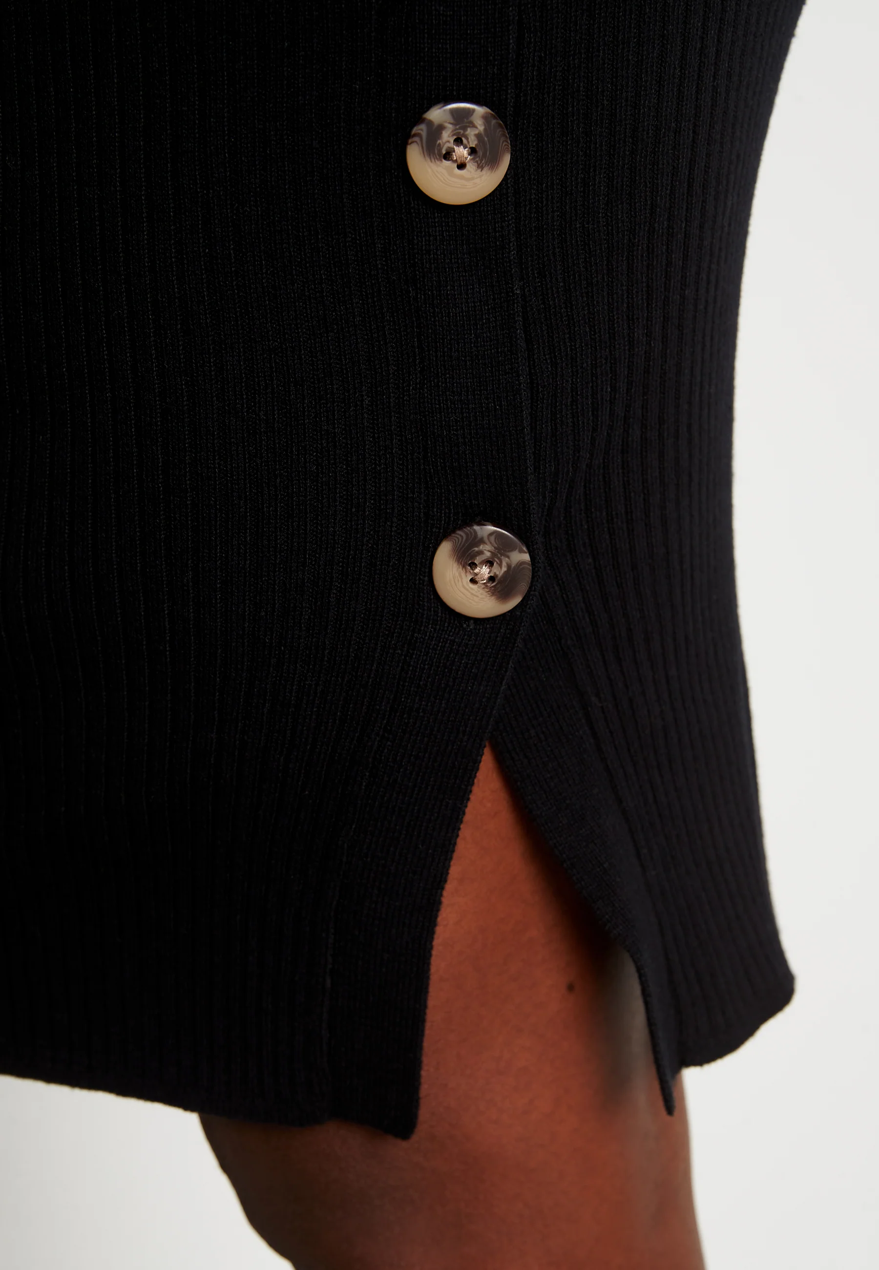 Solto Knit Button L/S Dress - Image 4