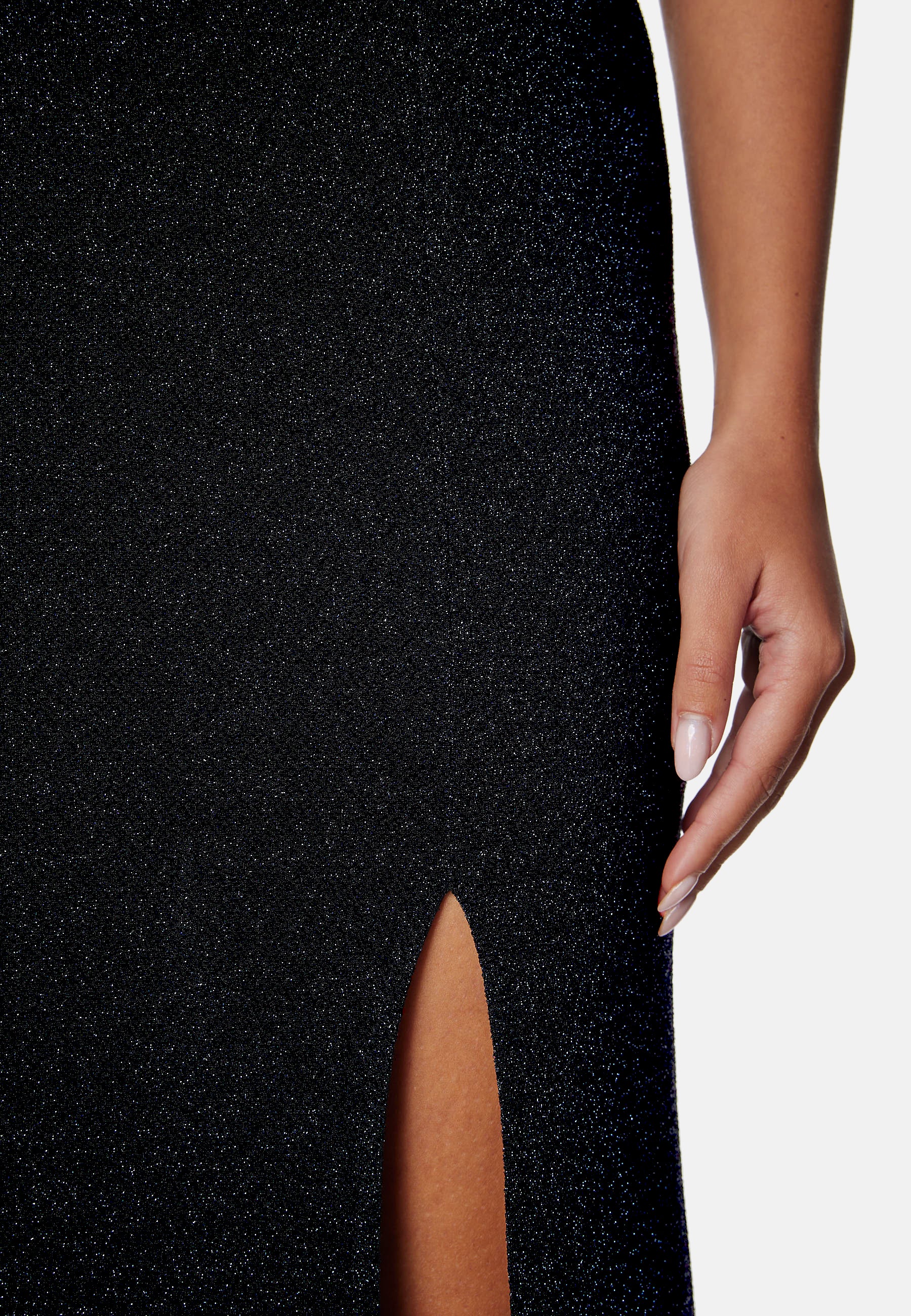 Sparkling Twist Off Shoulder Gown - Image 4