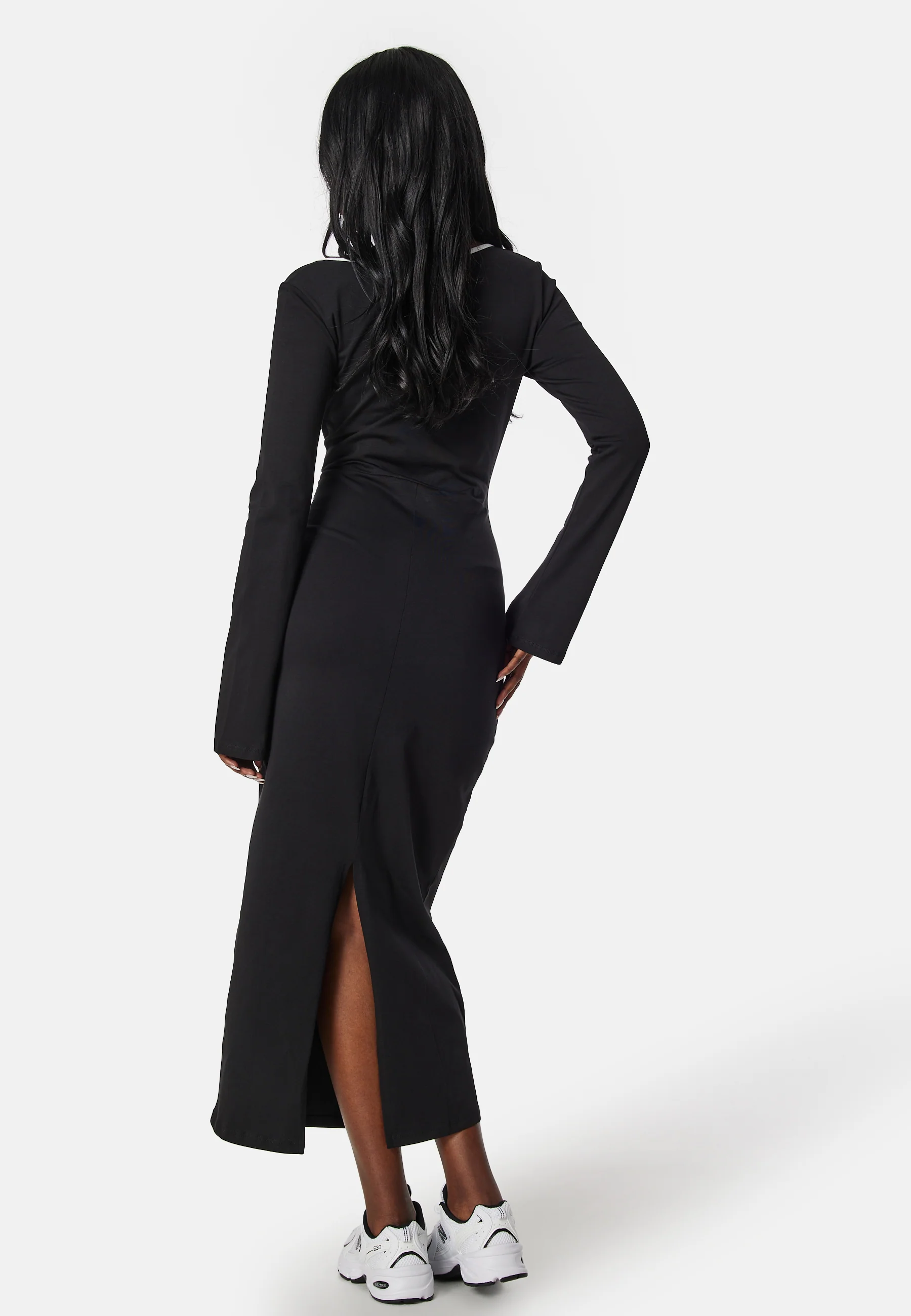 Square Neck Contrast Dress - Image 3