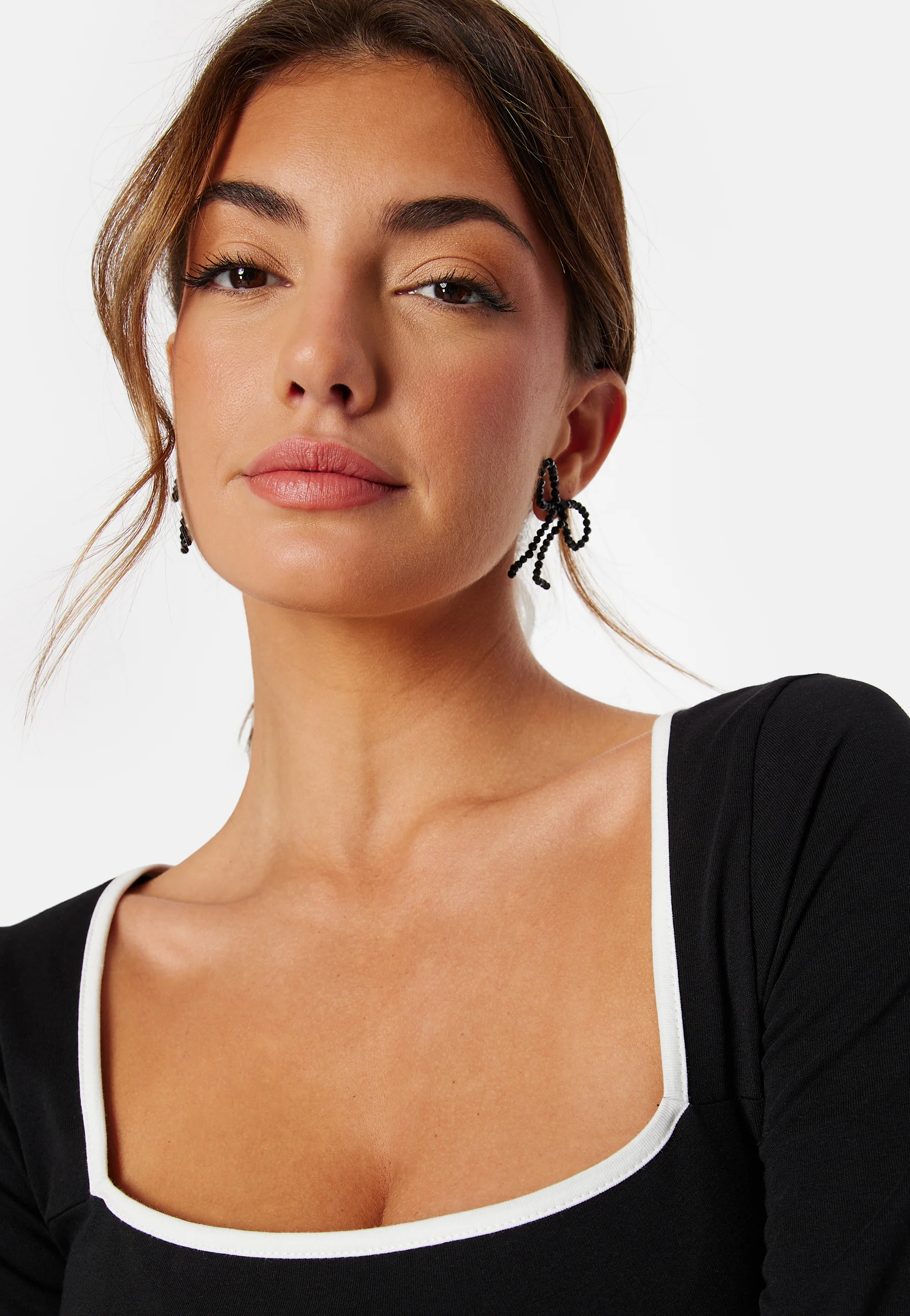 Square Neck Contrast L/S Top - Image 5