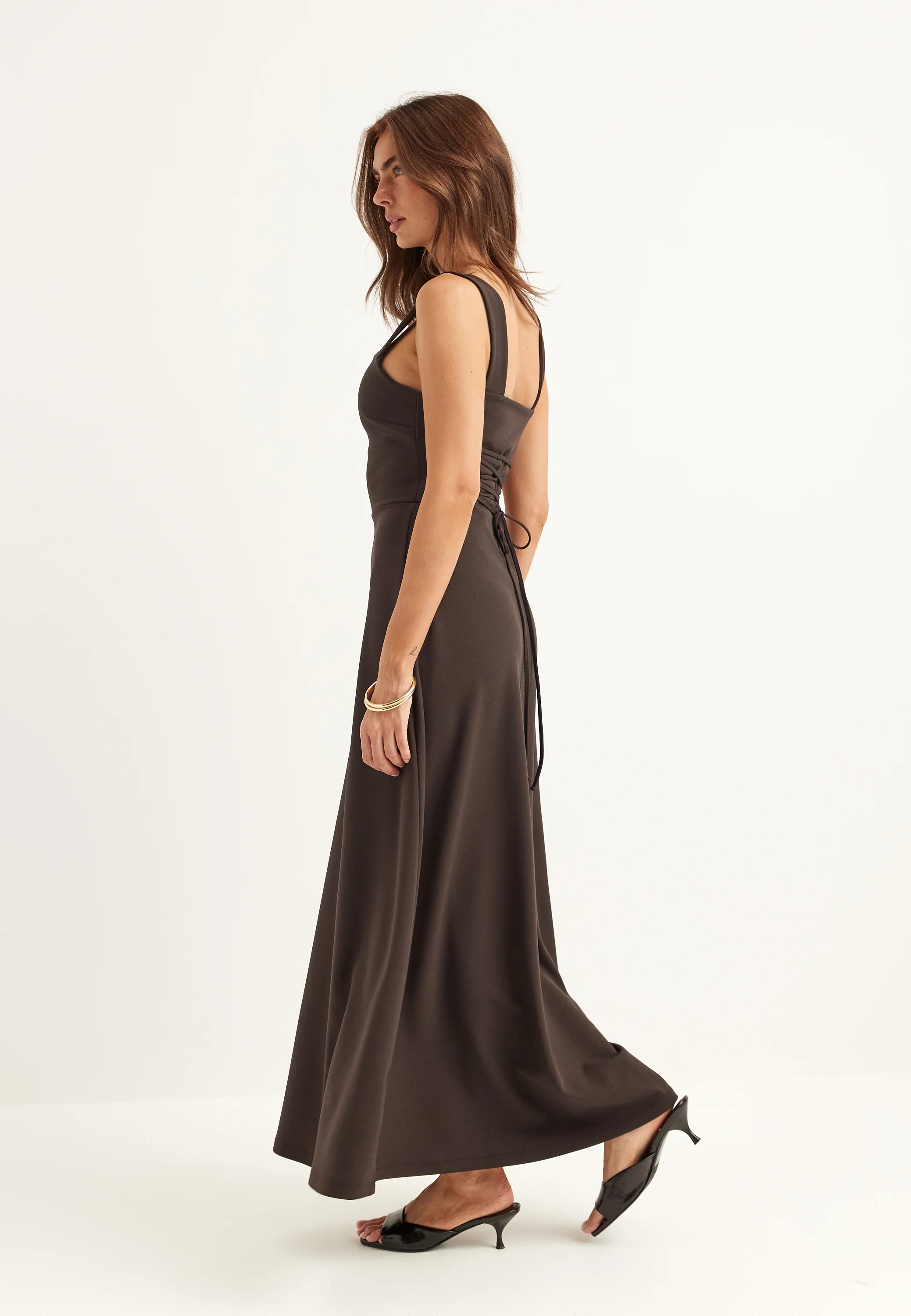 Square Neck Corset Dress - Image 4