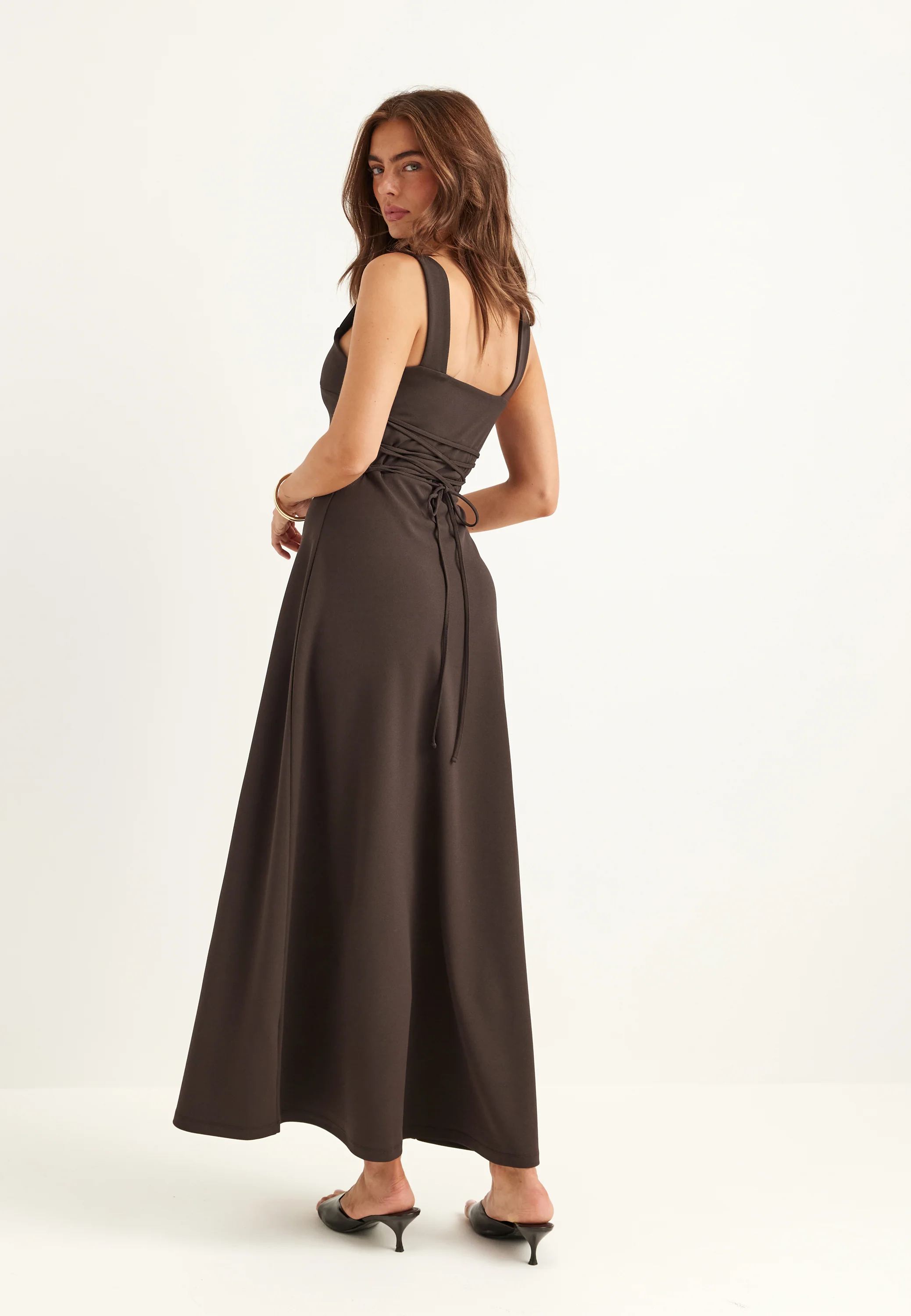 Square Neck Corset Dress - Image 5