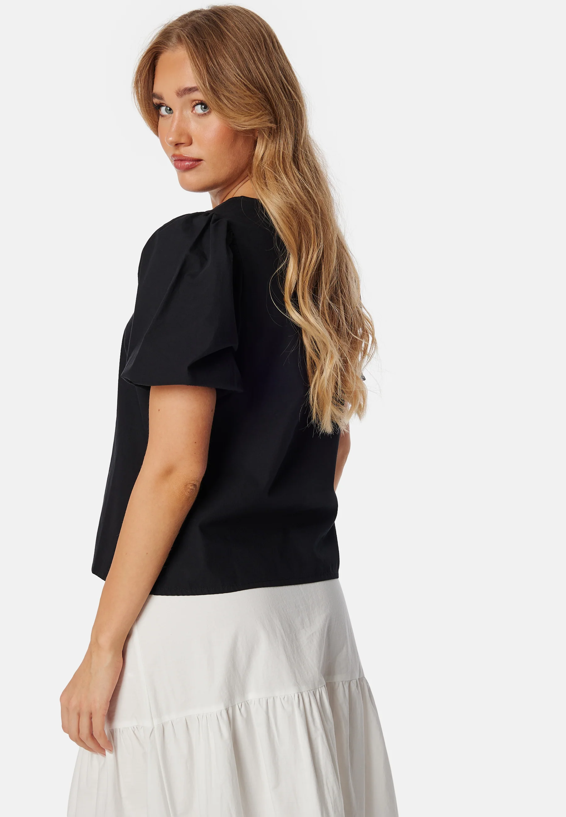 Square Neck Cotton Blouse - Image 3