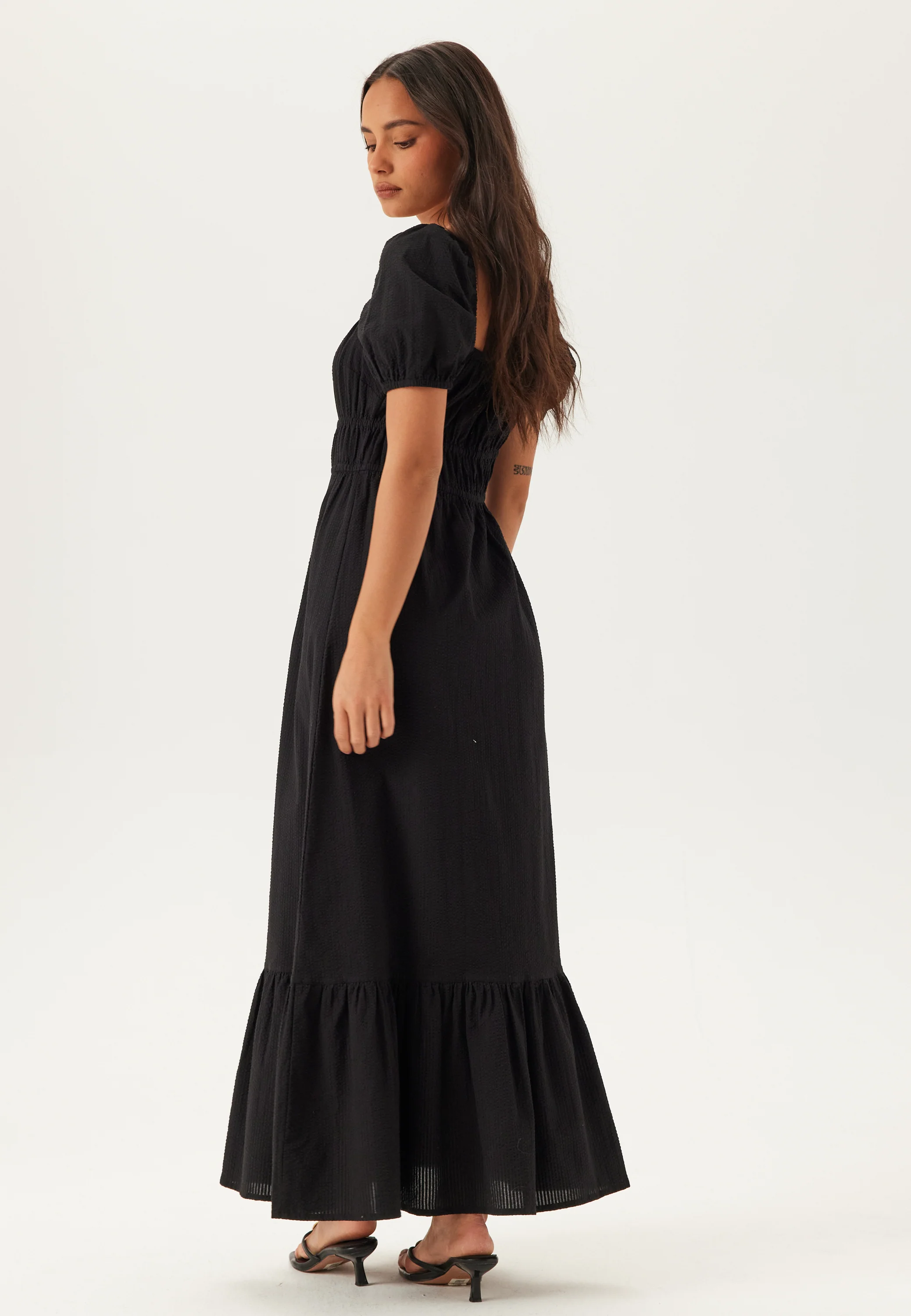 Square Neck Cotton Maxi Dress - Image 4