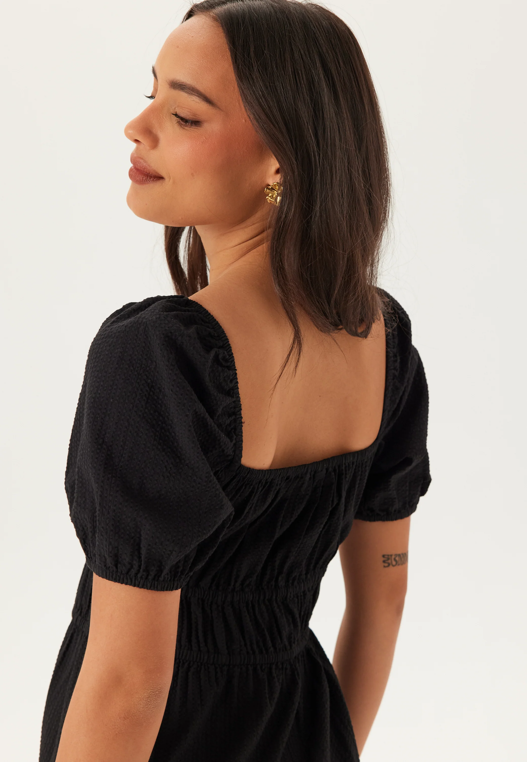Square Neck Cotton Maxi Dress - Image 5